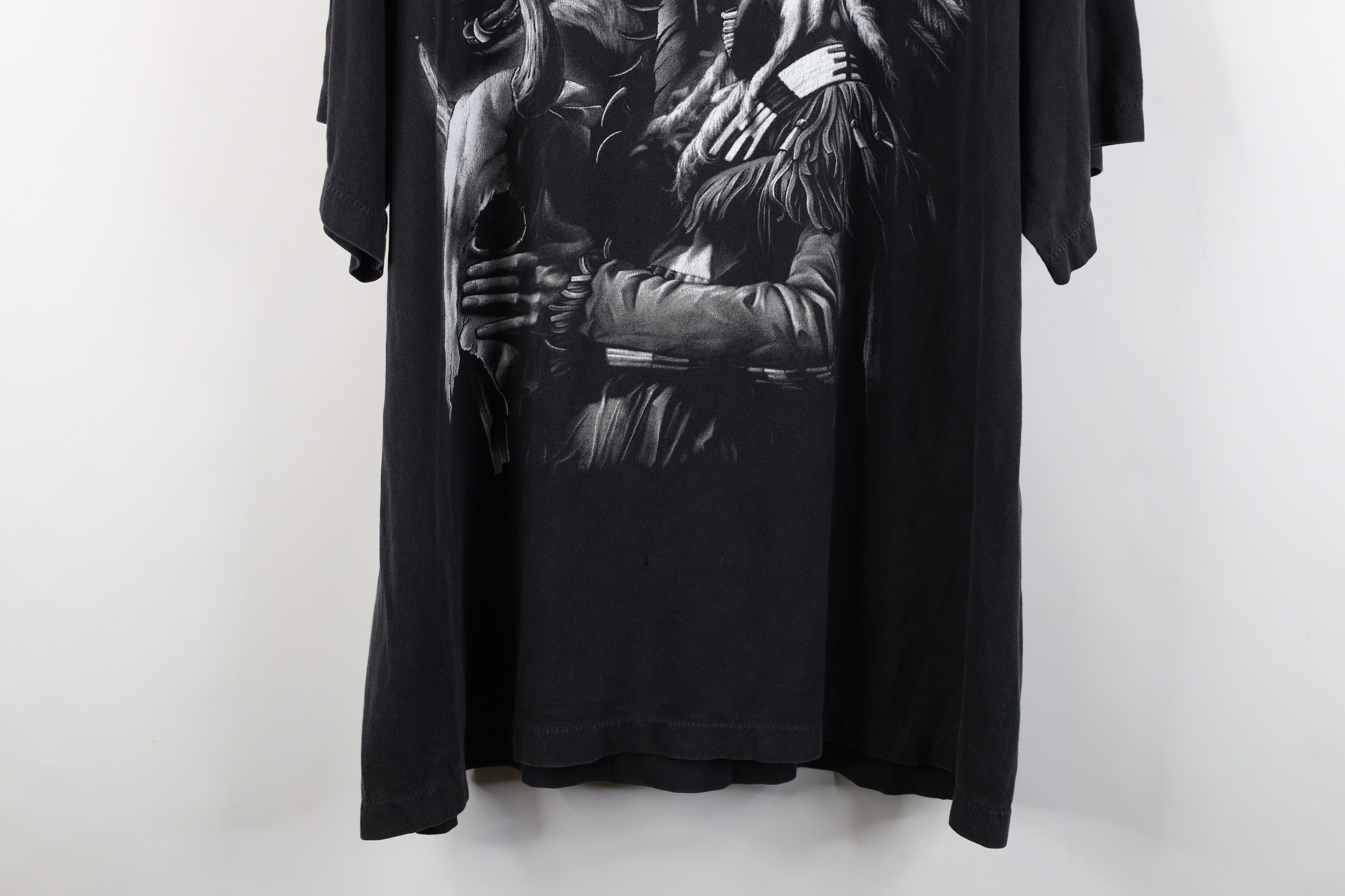 Vintage Vintage 90s Streetwear Wolf Eagle All Over Print T-Shirt Size US XXL / EU 58 / 5 - 13 Thumbnail