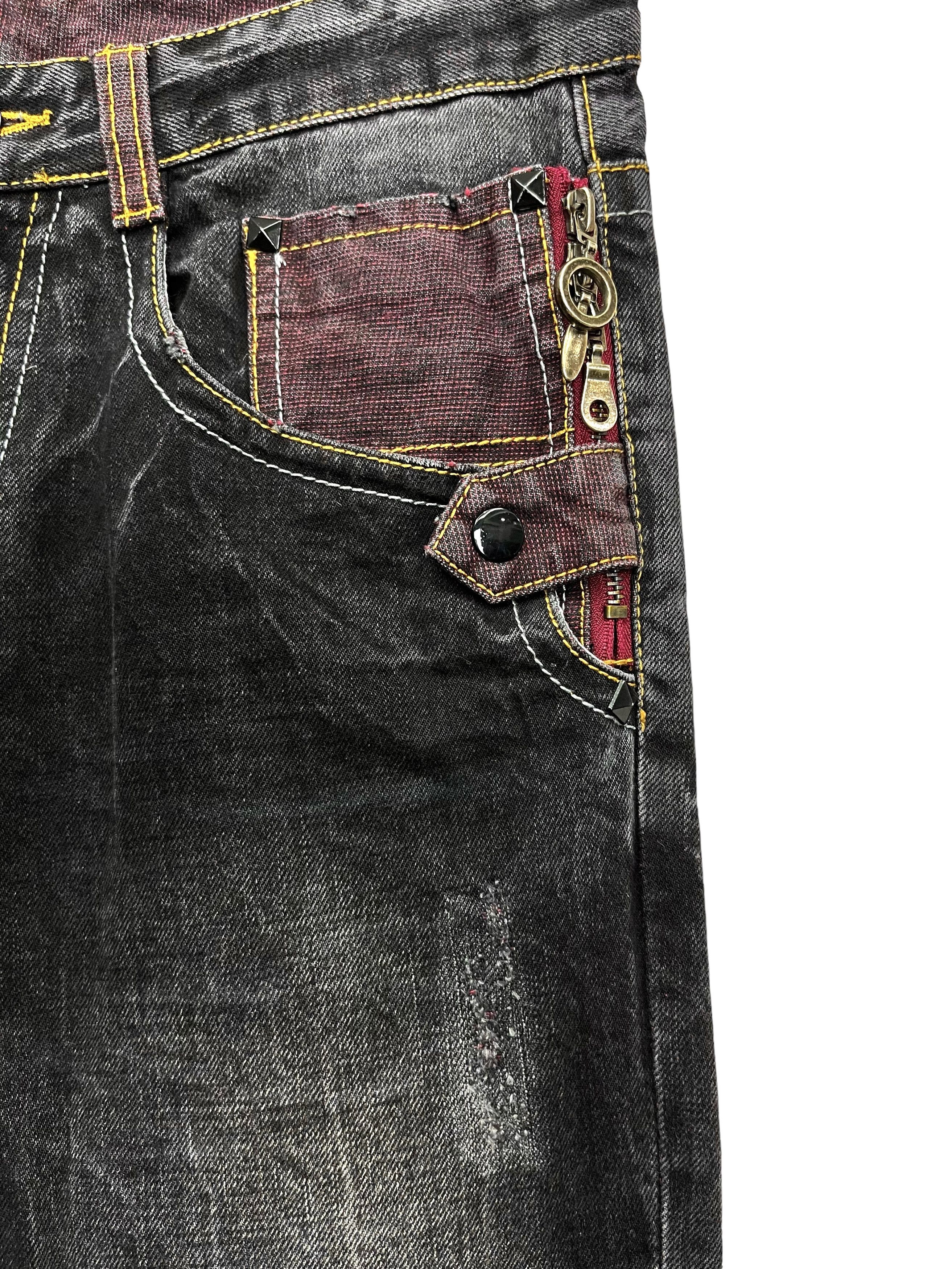 semanticdesign FYE🤘🏼SEMANTIC DESIGN Punk Multi Head Zipper Clawmark Flare Size US 30 / EU 46 - 9 Thumbnail