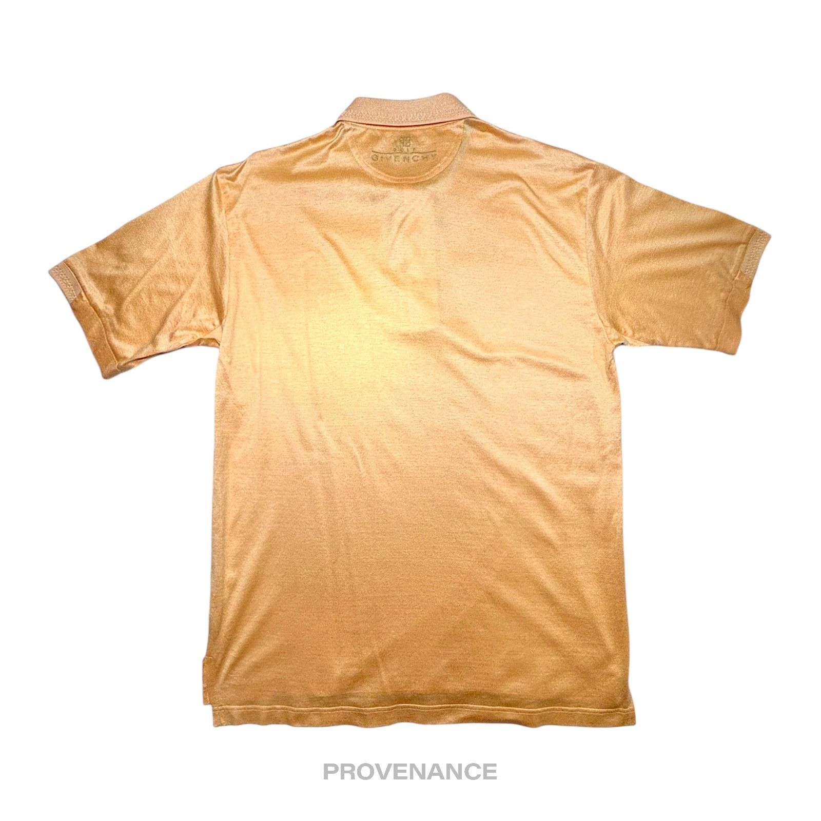 Givenchy 🔴 Givenchy Embroidered Golf 4G Polo Shirt - Peach M Size US M / EU 48-50 / 2 - 2 Thumbnail