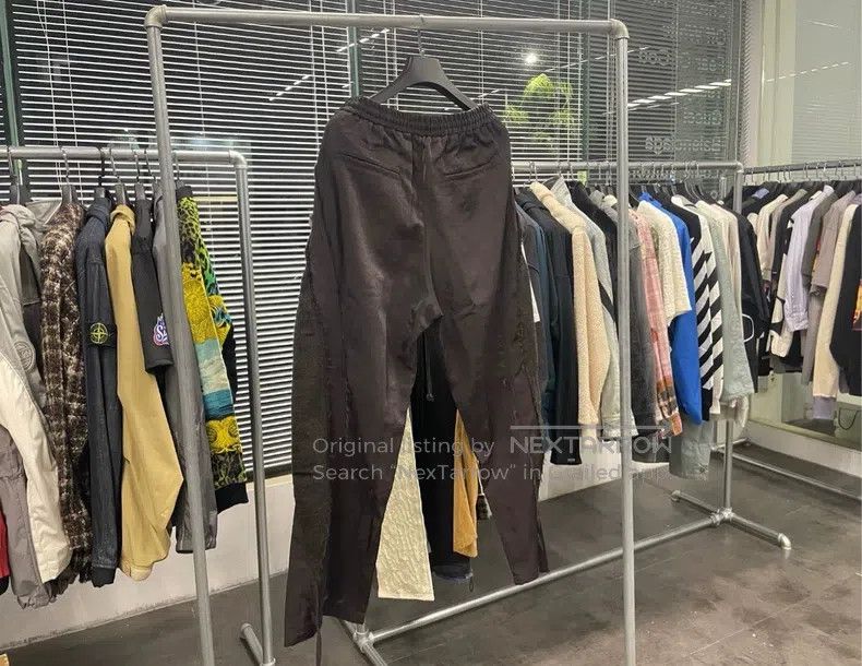 Song For The Mute SONG FOR THE MUTE Black ribbon casual pants Size US 32 / EU 48 - 4 Thumbnail
