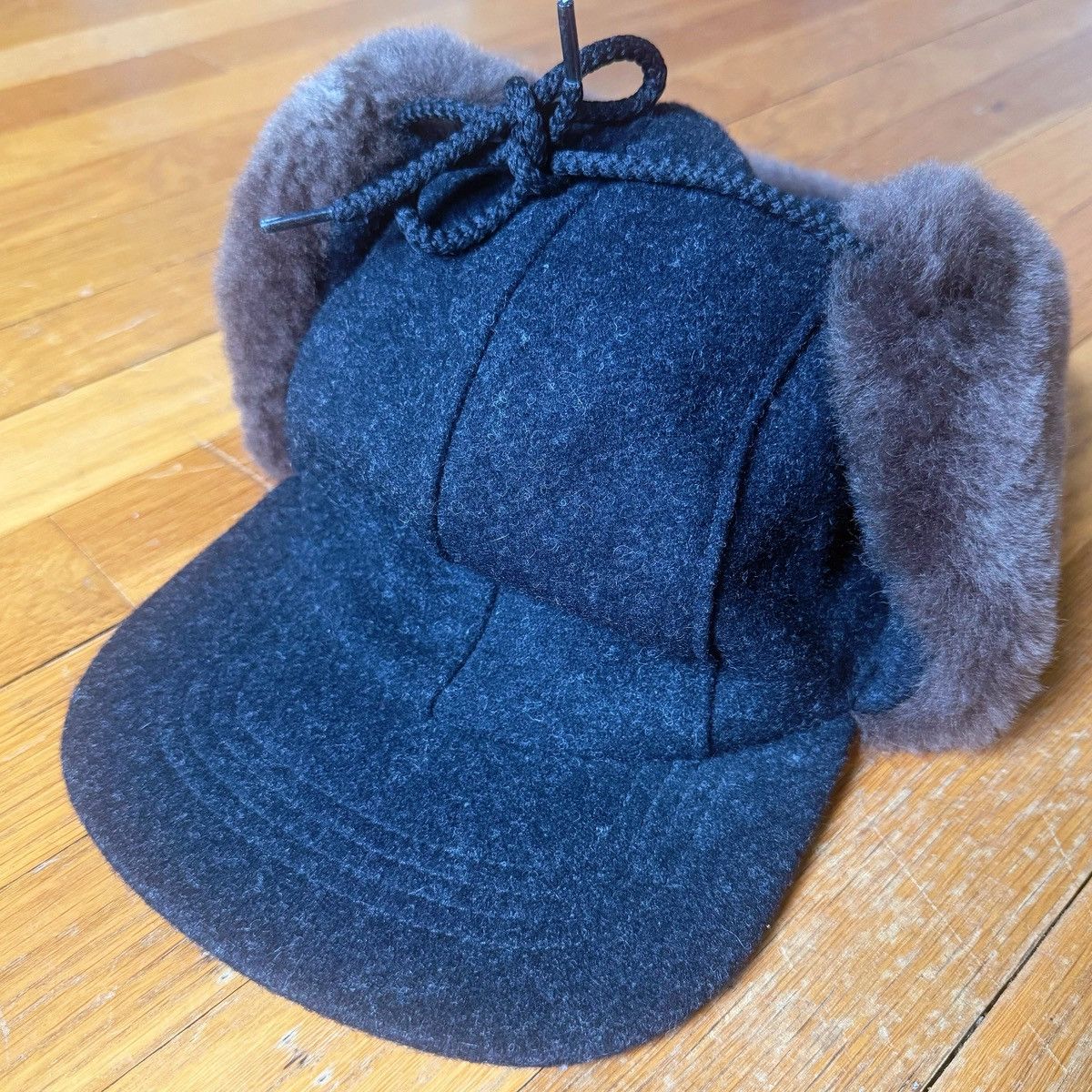 Filson Filson Double Mackinaw Wool Shearling Trapper Hat Cap. Size ONE SIZE - 2 Thumbnail