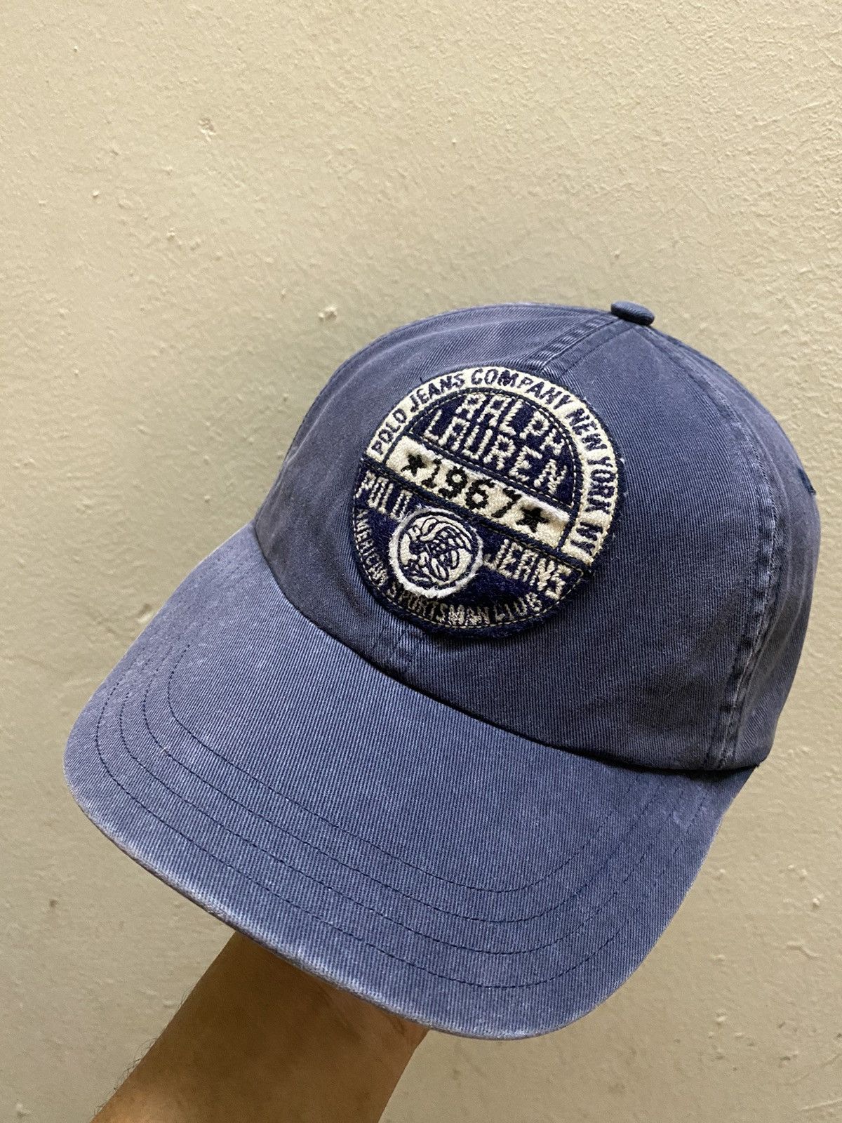 Polo Ralph Lauren Y2K Vintage Polo Jeans Company Beige Cap Size ONE SIZE - 1 Thumbnail