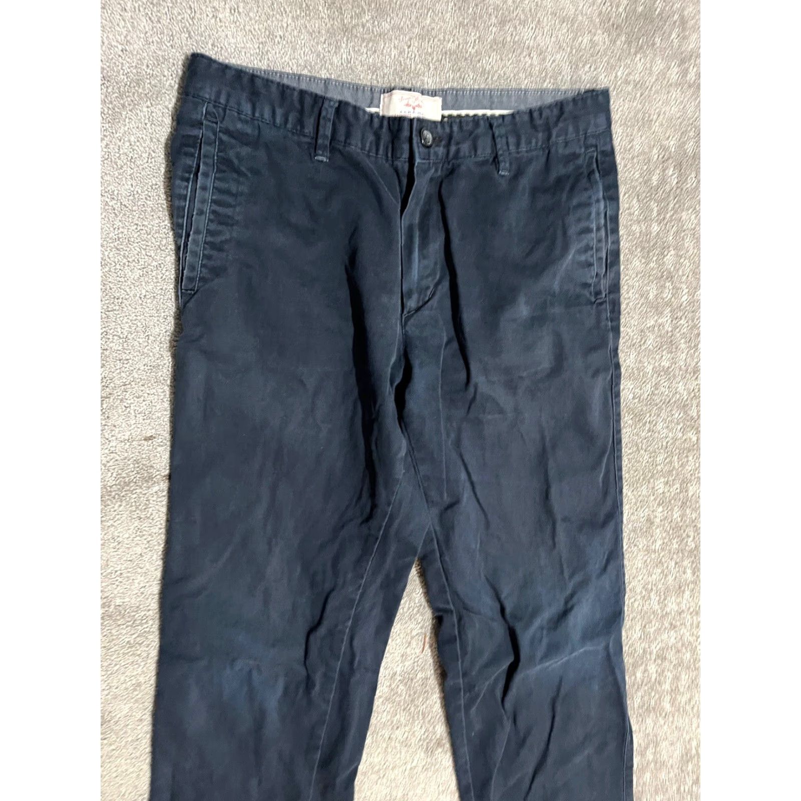 Zara Zara Chino Pants Men's Size 31 Blue Classic Casual Regular Fit Size US 31 - 2 Thumbnail
