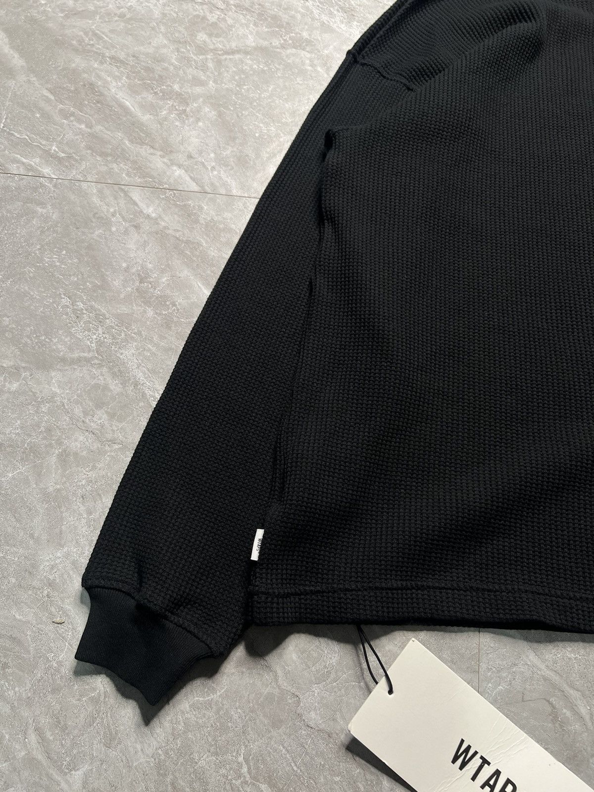 Wtaps WTAPS Cut & Sew A/W 23 Waffle embroidered Oversized Sweater Size US S / EU 44-46 / 1 - 5 Thumbnail