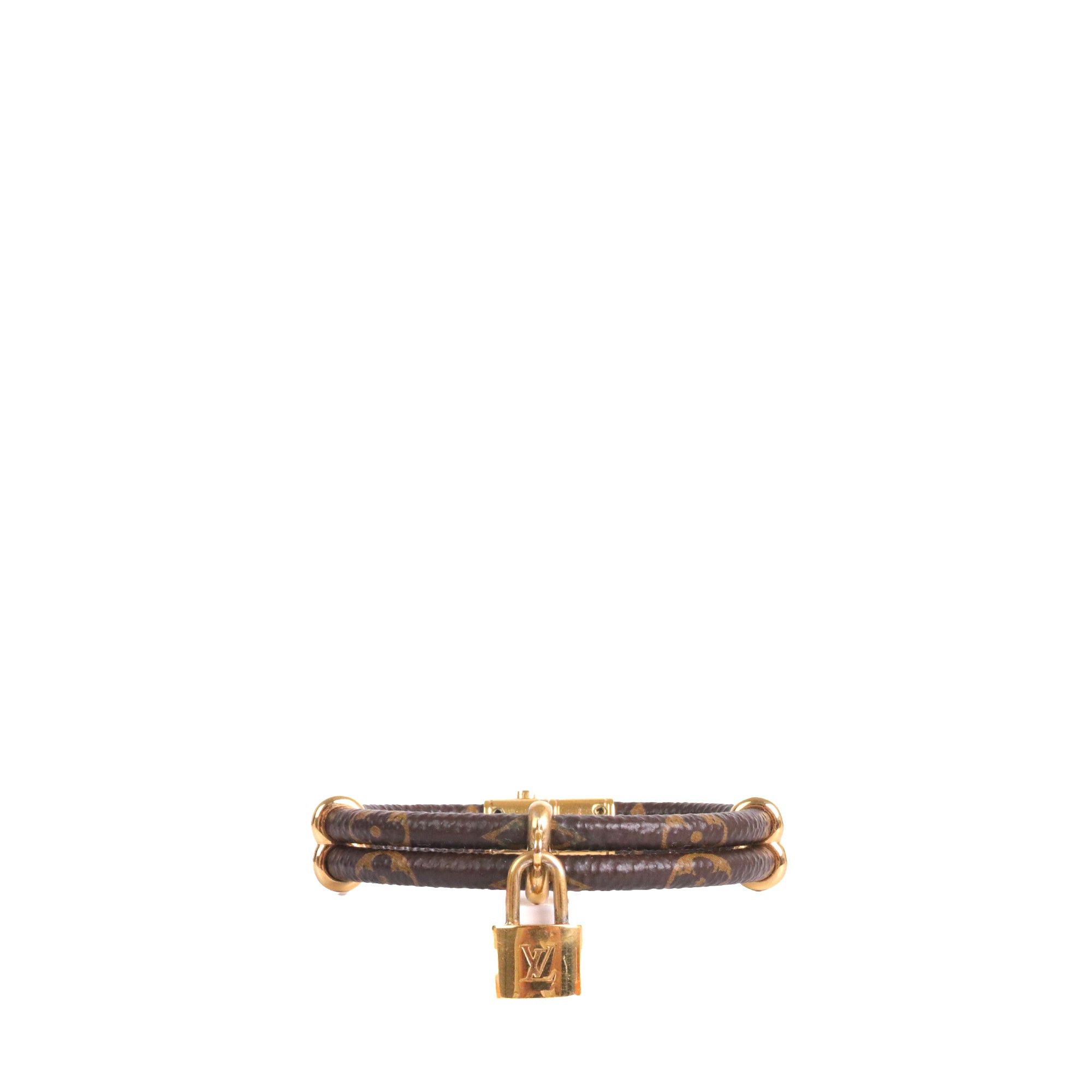 Louis Vuitton LOUIS VUITTON - Louis Vuitton Keep it Twice bracelet in monogram canvas Size ONE SIZE - 1 Thumbnail