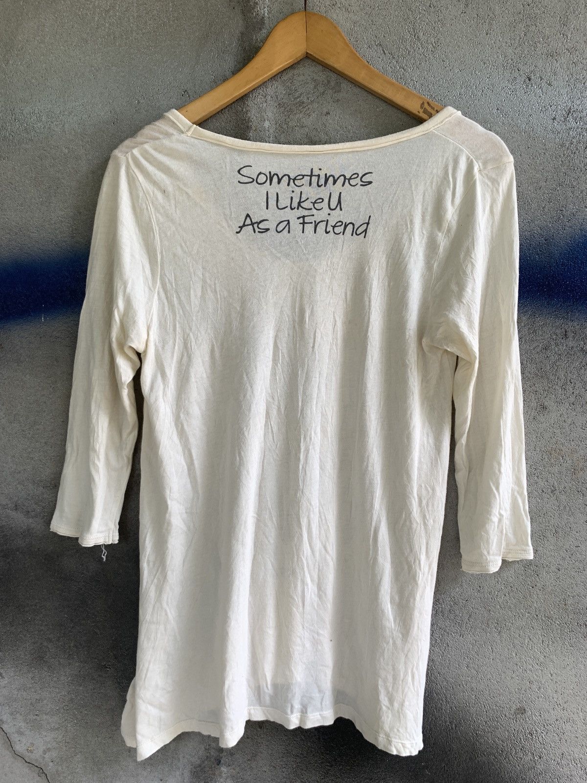 Beauty Beast × Hysteric Glamour × Japanese Brand JAPANESE~ RELANXURY POEM LONG SLEEVE T-SHIRT Size M / US 6-8 / IT 42-44 - 3 Thumbnail