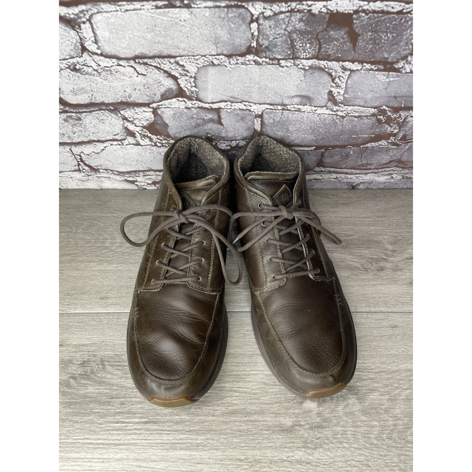 REEF Reef Rover Mid Brown Leather Casual Chukka Boots Shoes Men S Size US 11 / EU 44 - 2 Thumbnail