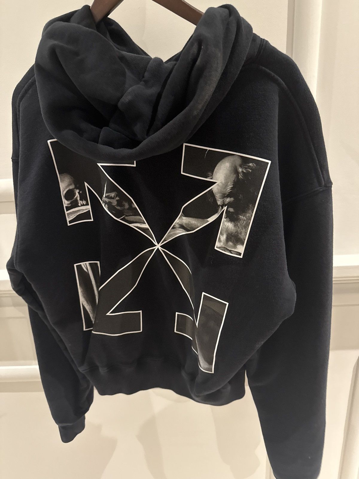 Champion × Off-White Off-White x Champion Hoodie Black | Grailed