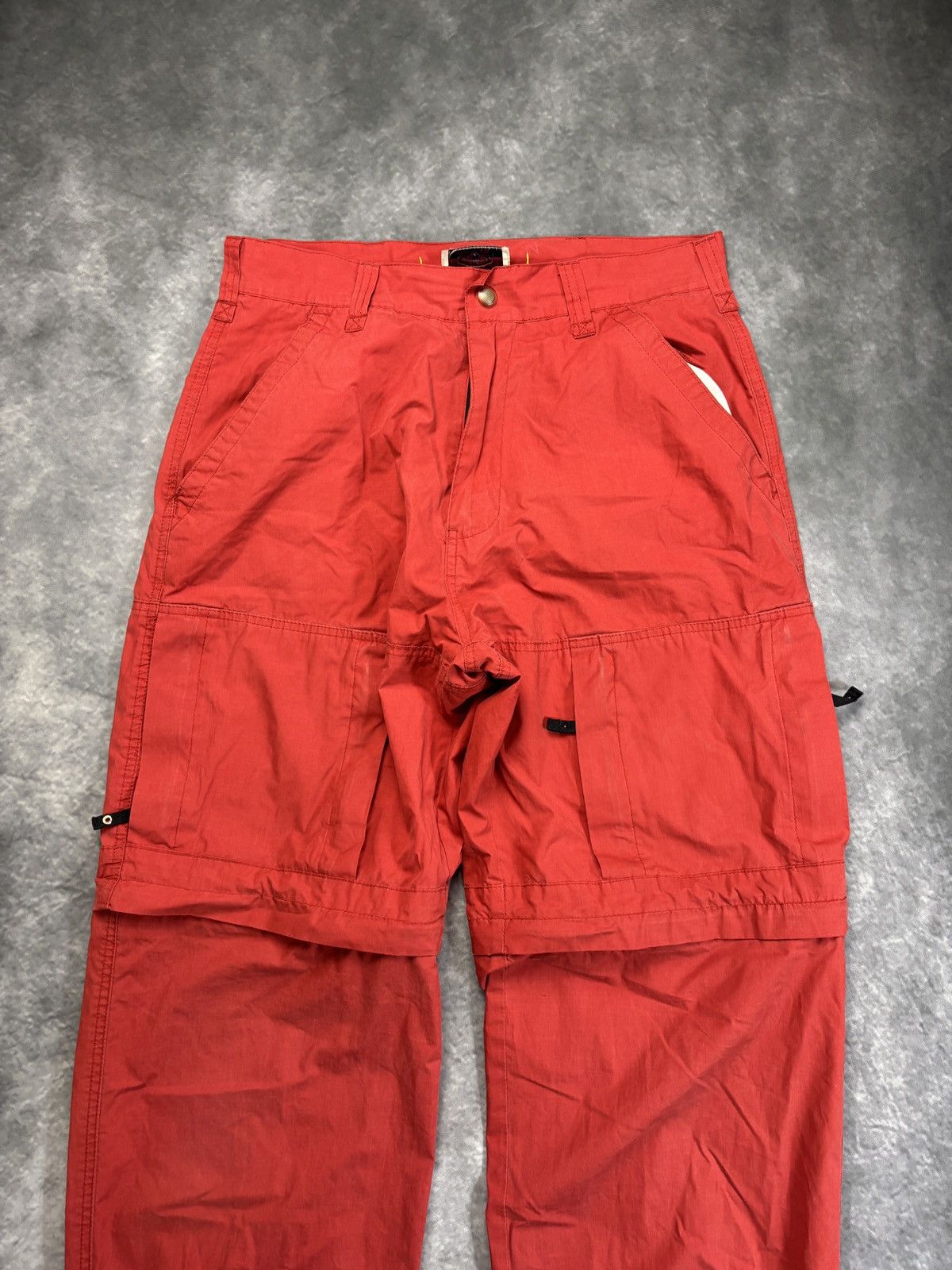 Other × Vintage 1990s Nylon Cargo Pants Vintage Convertible Zip Off Shorts Size US 32 / EU 48 - 11 Thumbnail