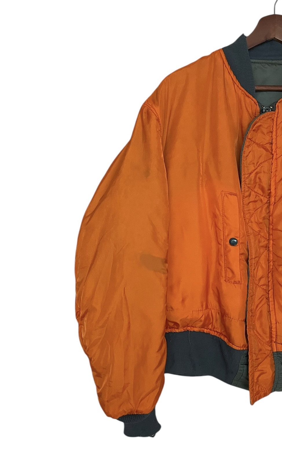 Alpha Industries Vintage Alpha Industries MA-1 Fly Jacket 1980s Size US XL / EU 56 / 4 - 13 Thumbnail