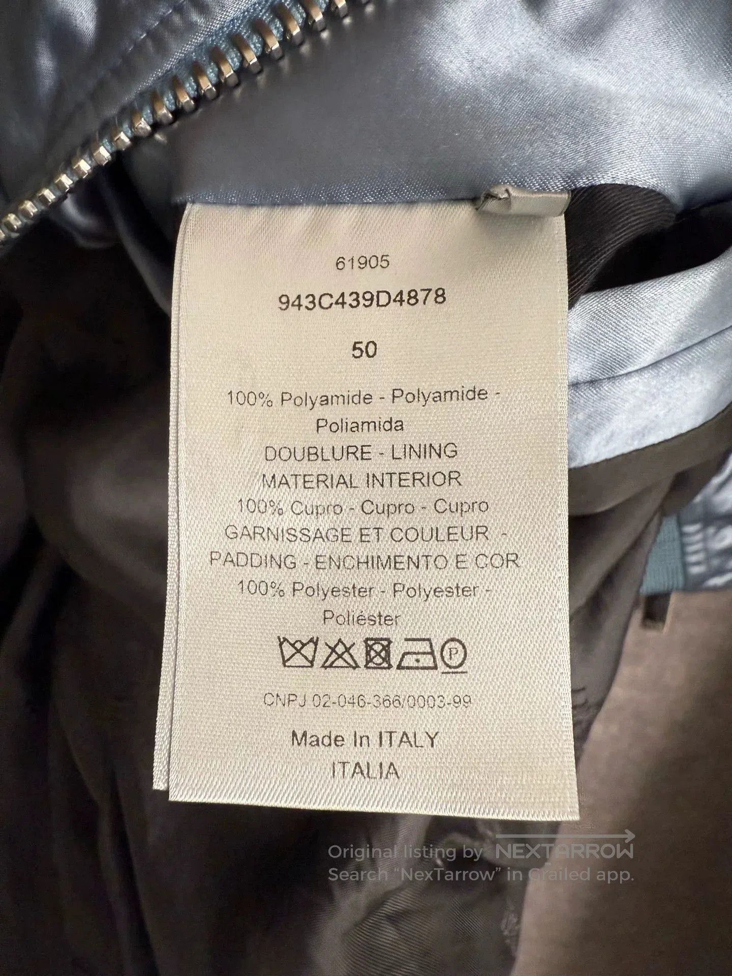 Dior Dior Stussy collaboration ice blue flight jacket. Size US L / EU 52-54 / 3 - 4 Thumbnail