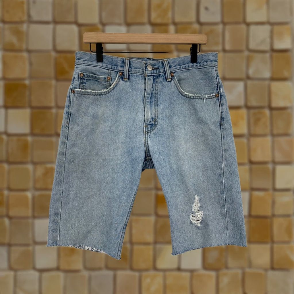 ERL × Levi's Levi's x ERL distressed jorts | Grailed