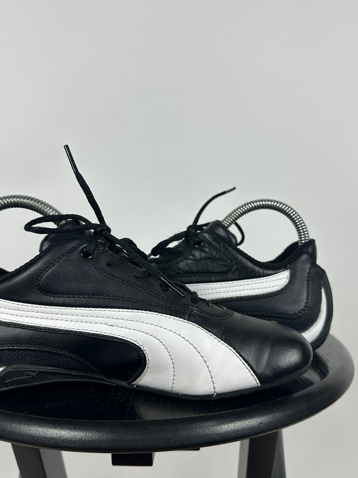 Puma Vintage Puma Speedcat Black/White Leather Y2K Sneakers Size US 5 / IT 35 - 17 Thumbnail