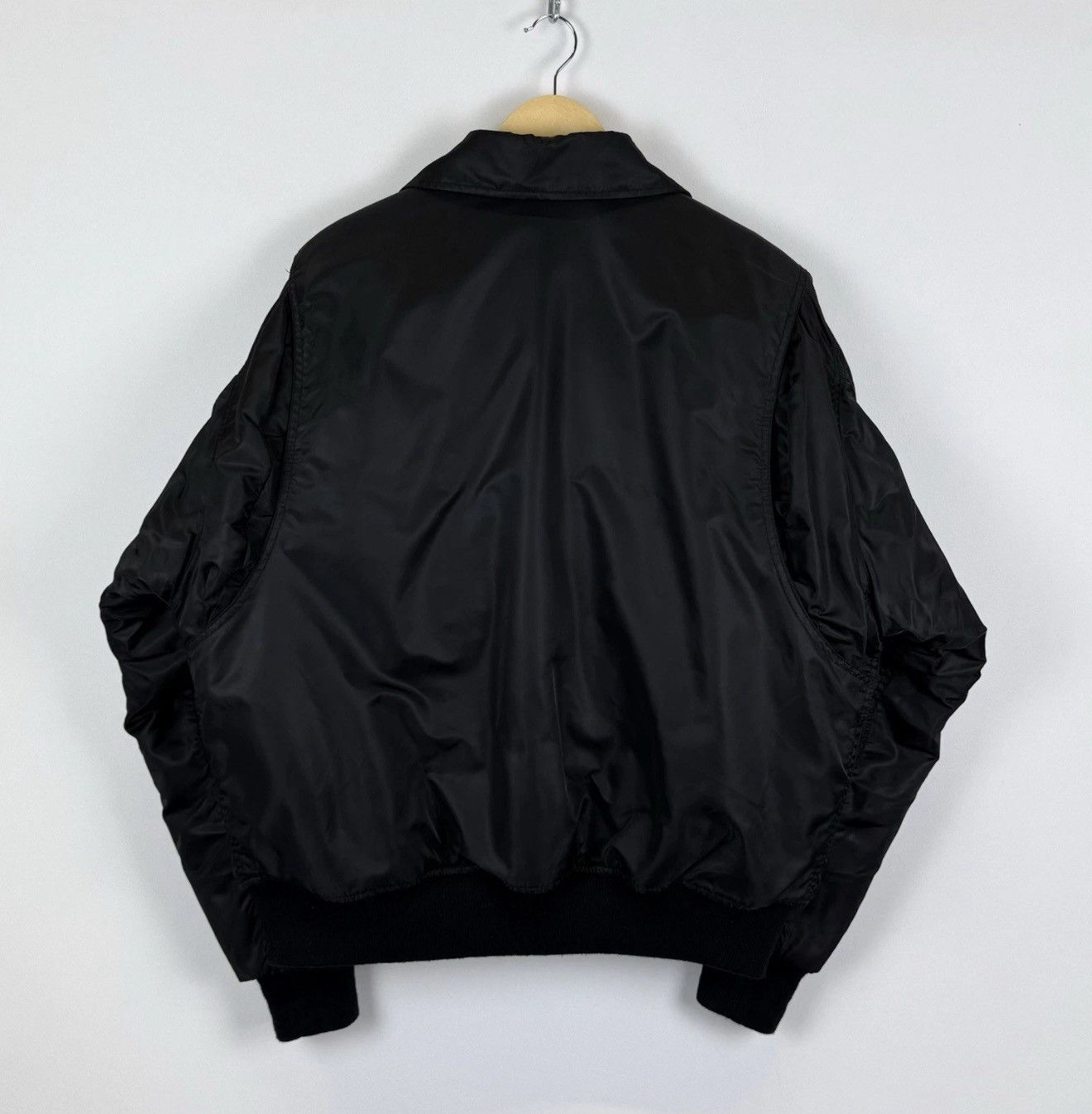 MIL-TEC Mil-Tec SWAT CWU Bomber Jacket Black Full Zip Nylon Military Size US XL / EU 56 / 4 - 11 Thumbnail