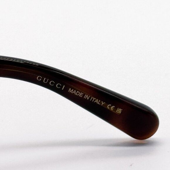 Gucci NEW GUCCI GG1405O 002 HAVANA WOMEN EYEGLASSES GUCCI Size ONE SIZE - 10 Thumbnail