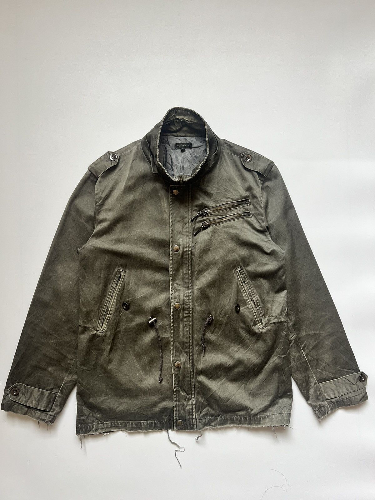 Japanese Brand Thrashed Japanese Authentic Bondage Gothic Jacket Size US L / EU 52-54 / 3 - 1 Thumbnail