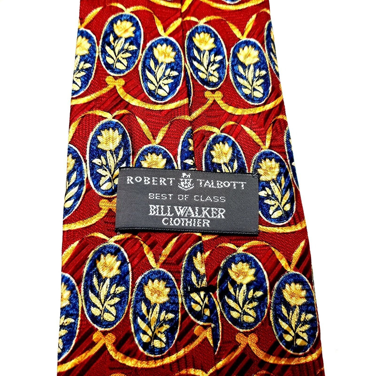 Robert Talbott Robert Talbott Best Of Class Silk Tie Print Red Floral Abstr Size ONE SIZE - 3 Thumbnail