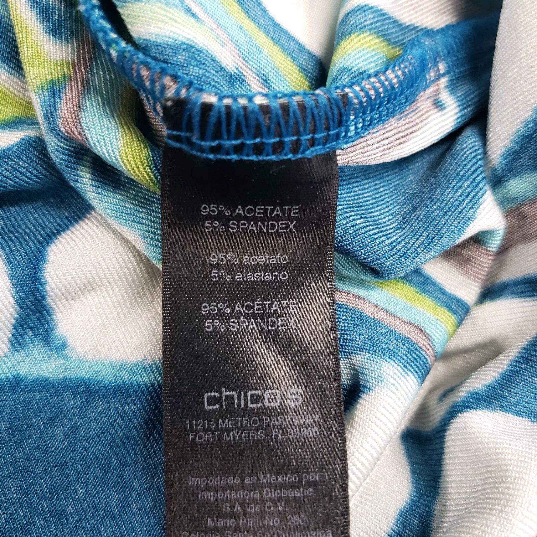 Vintage Chico's Travelers Womens Top S Blue 3/4 Sleeve Blouse Travel Basic Acetate Small Size Shirt Tops Womens Size S / US 4 / IT 40 - 5 Thumbnail