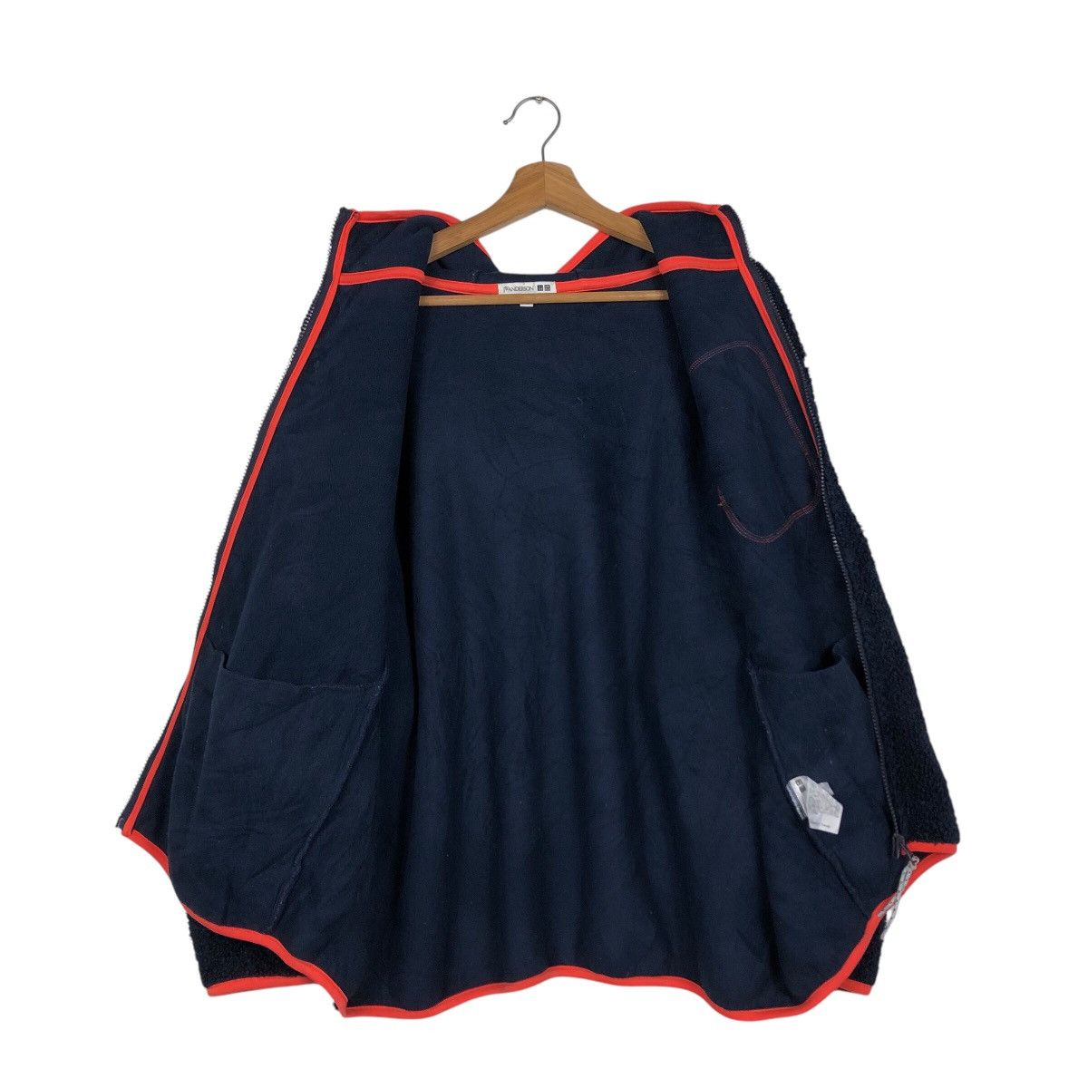 Japanese Brand 📌Vintage Fleece Bomber Zipper Jacket J.W.Anderson Size US XXL / EU 58 / 5 - 15 Thumbnail