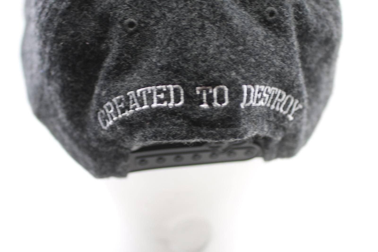 Point Zero Fox Racing Wool Blend Snapback Cap “Created to Destroy” Size ONE SIZE - 4 Thumbnail