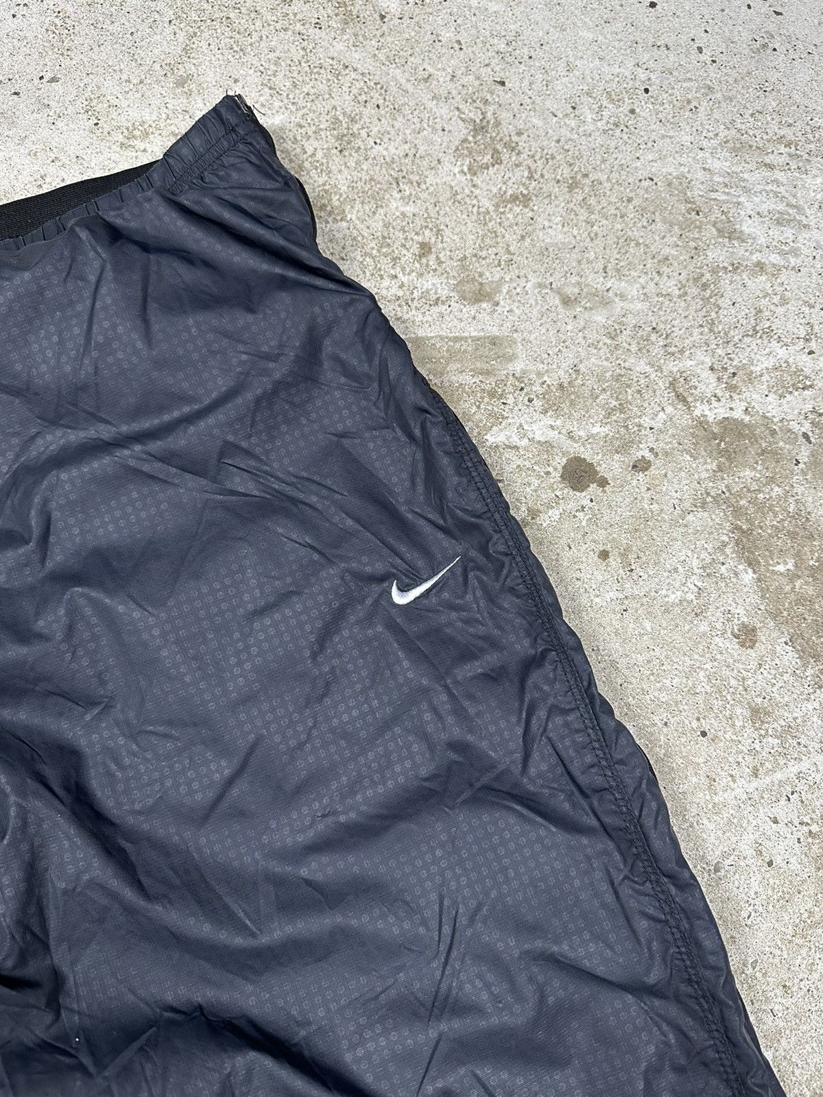 Nike ‼️ Vintage y2k Nike Carbon Track Pants Swoosh Full Zip Baggy Size US 32 / EU 48 - 4 Thumbnail