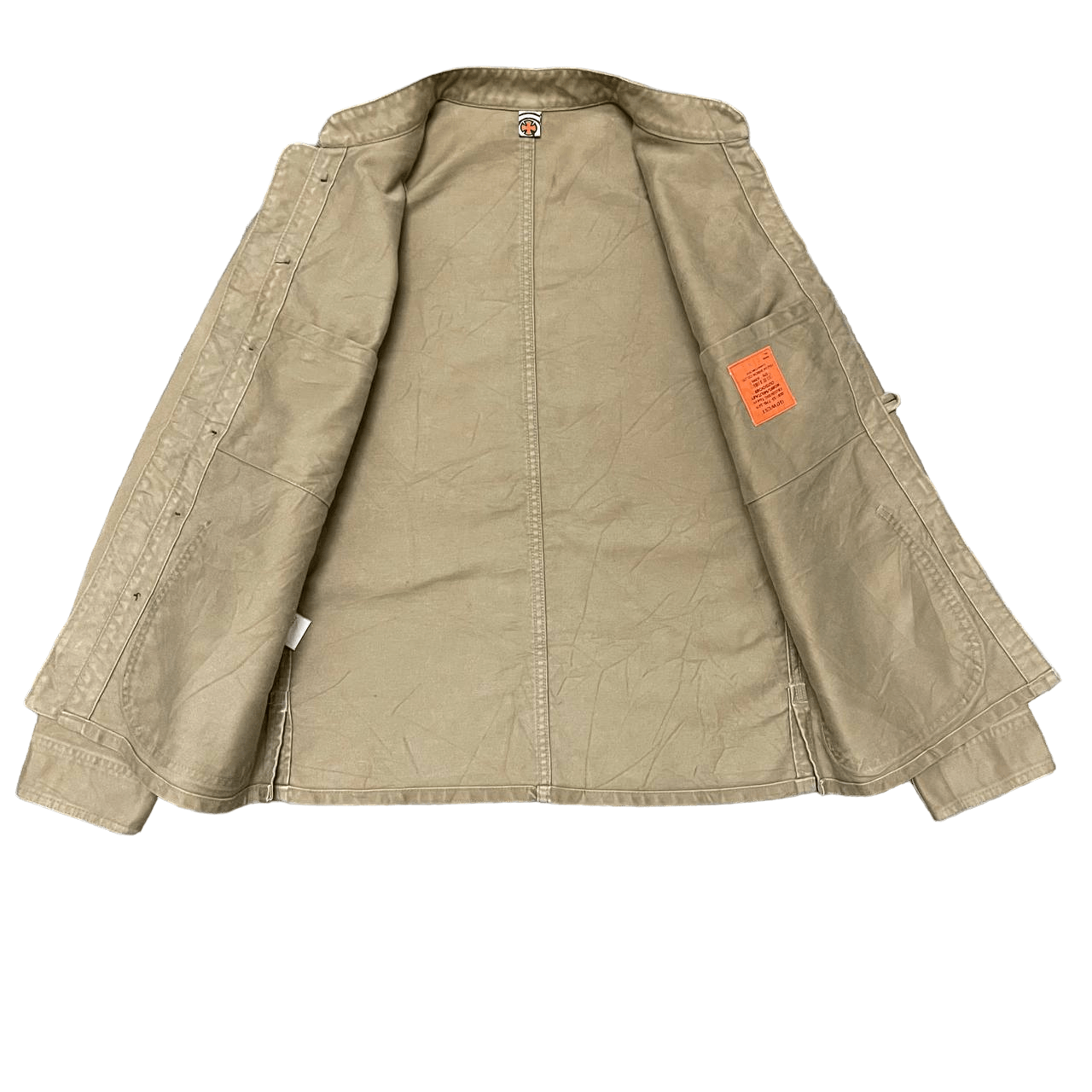 Japanese Brand Vintage Gowest Yellow Division Collarless Jacket Size US S / EU 44-46 / 1 - 6 Thumbnail