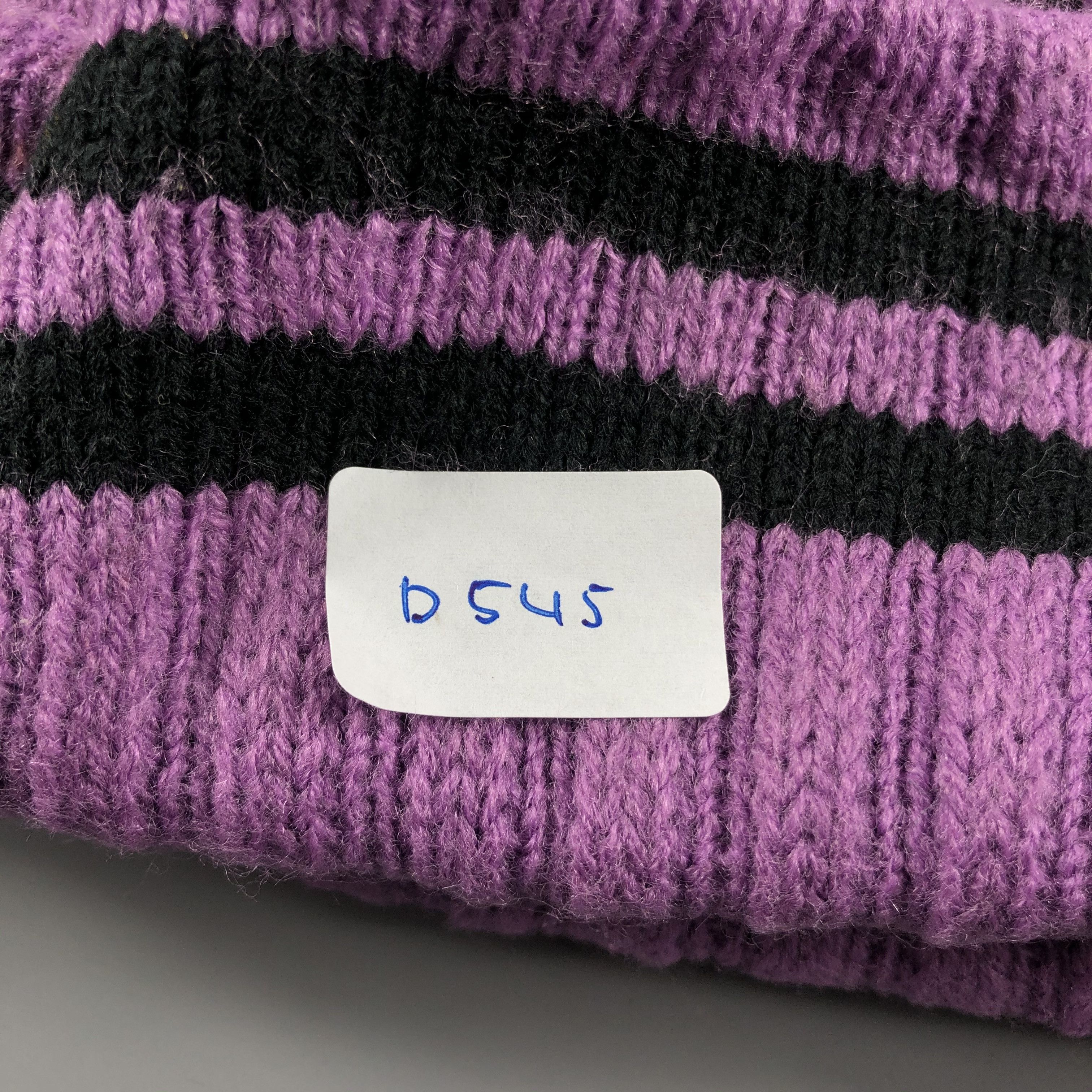 Japanese Brand × Vintage Wording Bobble Beanie Snow Hat Snow Cap -D545 Size ONE SIZE - 8 Thumbnail