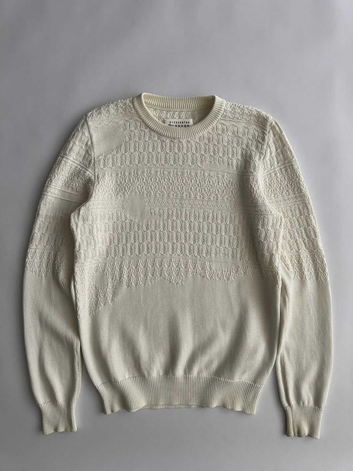 Maison Margiela Maison Margiela Irregular Texture Sweater Size US L / EU 52-54 / 3 - 2 Thumbnail