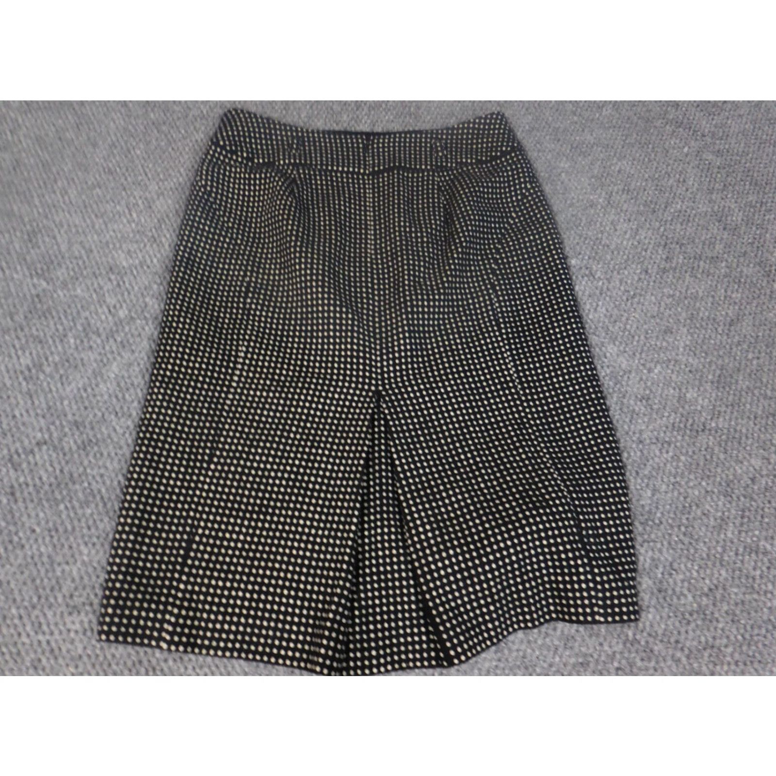 Ann Taylor Ann Taylor Skirt Womens 2 Black dots Wool A-line Size 26" / US 2 / IT 38 - 6 Thumbnail