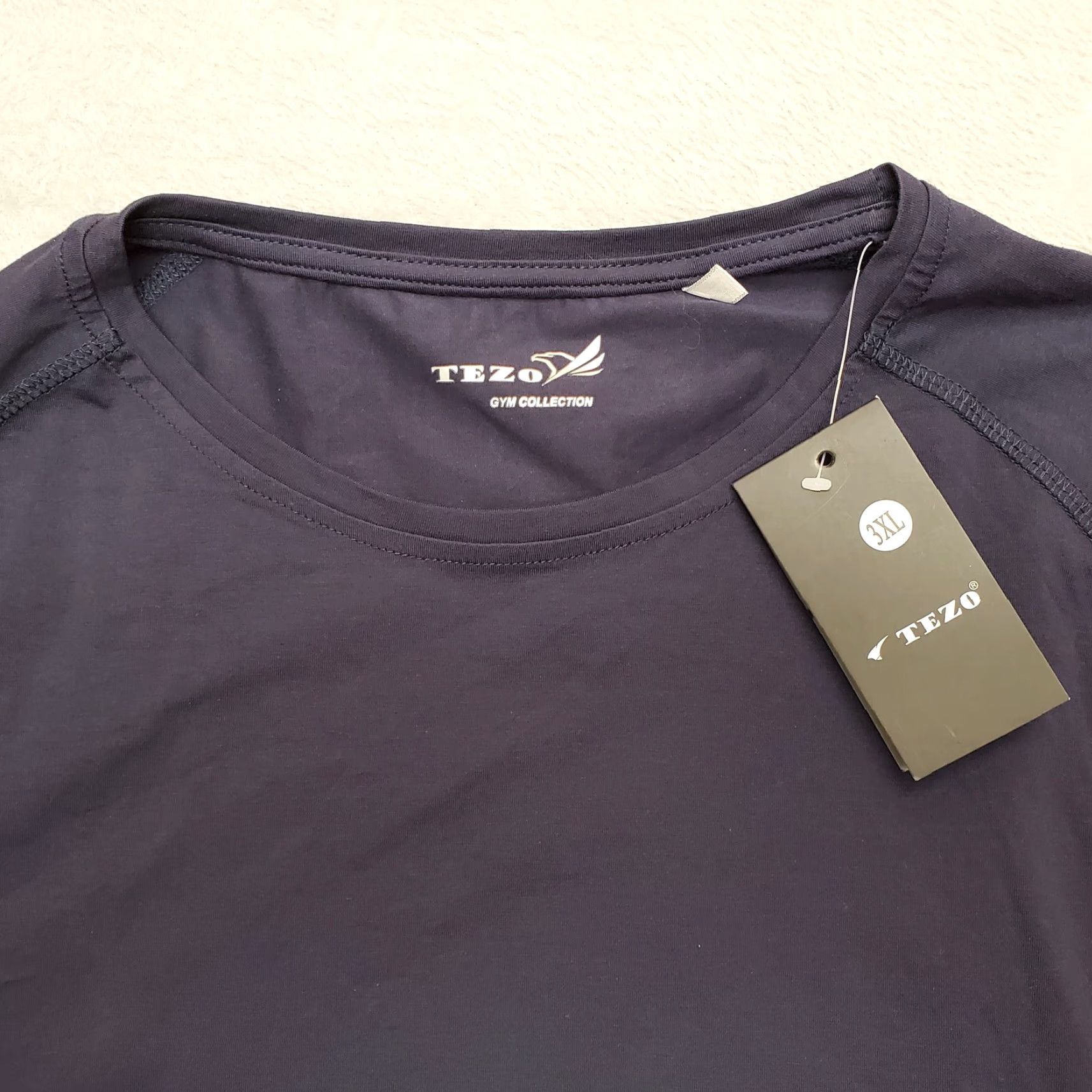 Vintage VINTAGE Tezo Shirt Mens XXXL Blue Gym Collection Tech Performance Stretch Athletes Tee Size US XXL / EU 58 / 5 - 2 Thumbnail