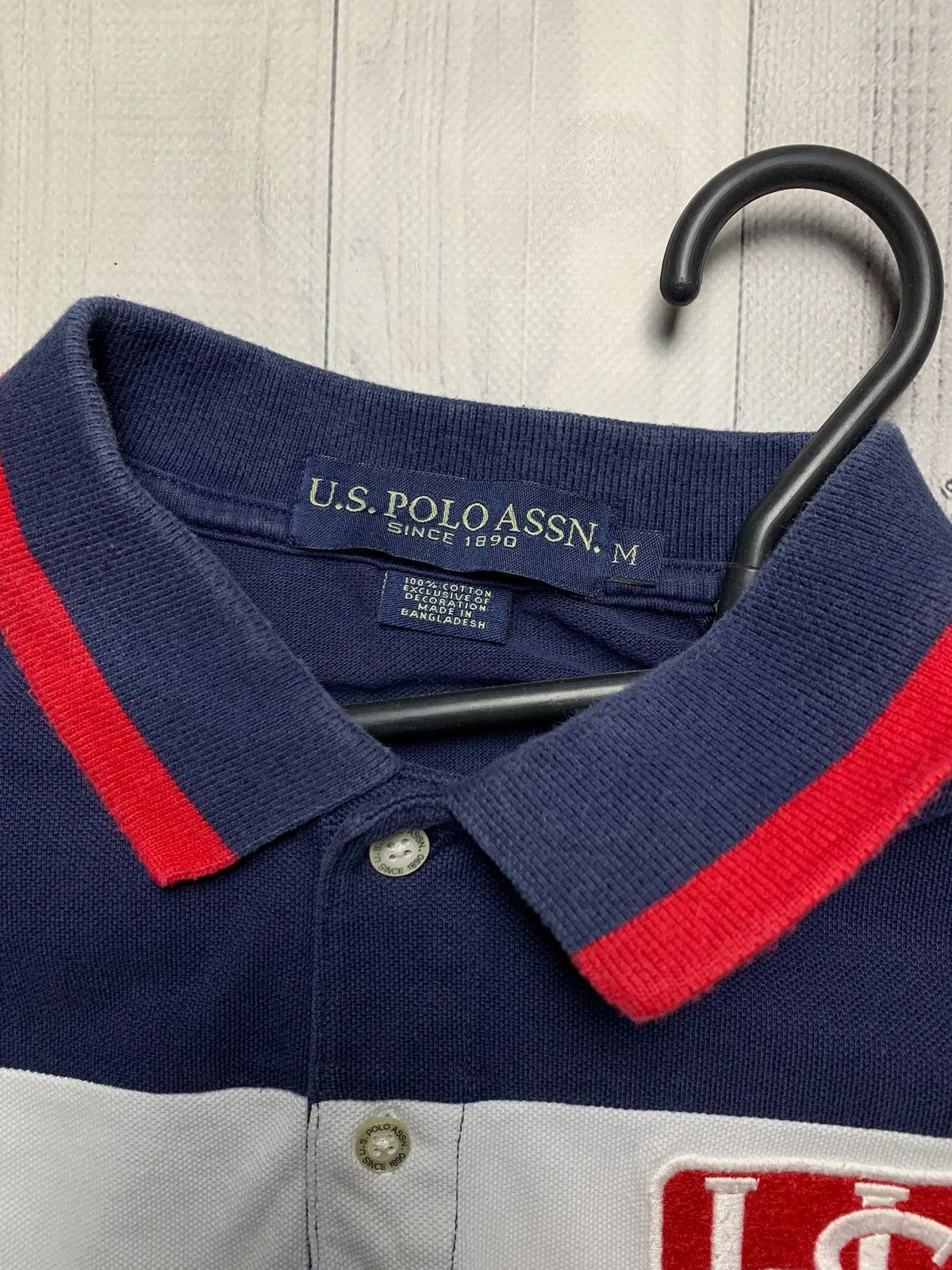 Vintage Vintage polo USA size M big logo rare Size US M / EU 48-50 / 2 - 3 Thumbnail