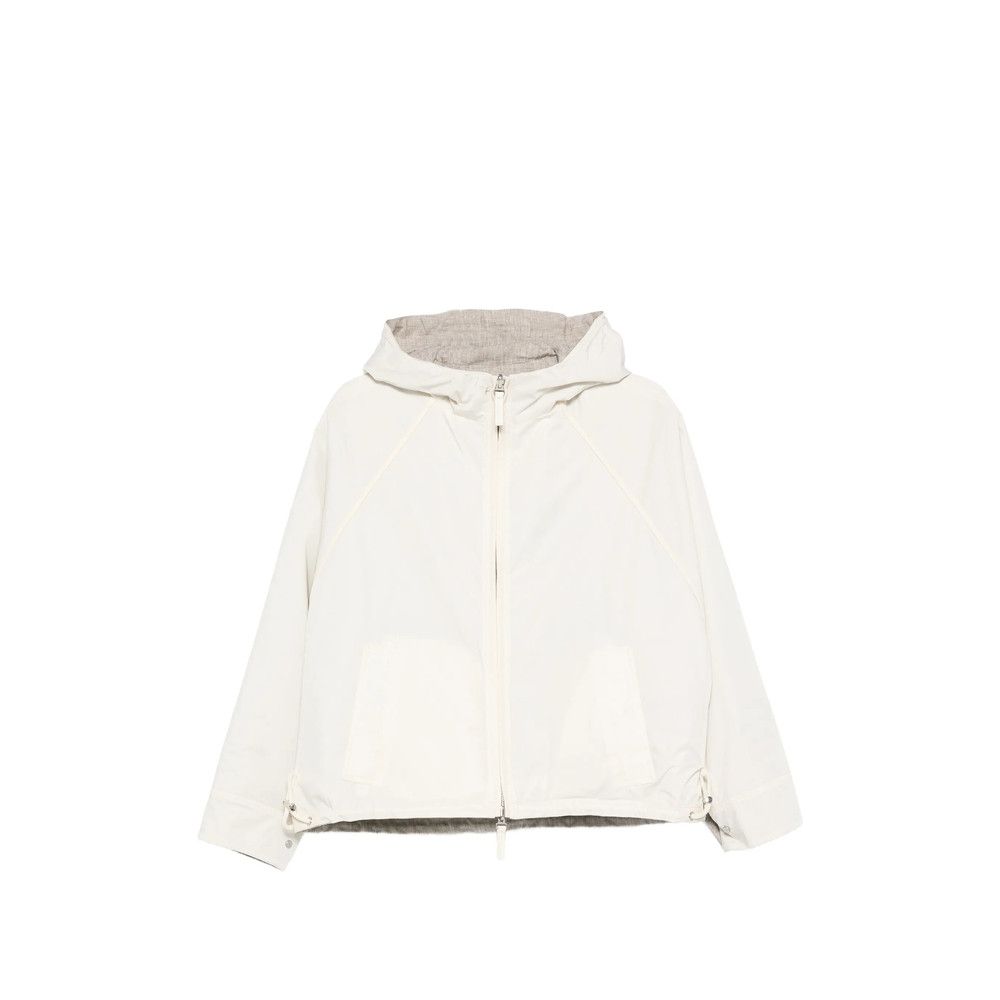 Yves Salomon Yves Salomon NEUTRALS Jackets - Bomber Jackets Size M / US 6-8 / IT 42-44 - 1 Thumbnail