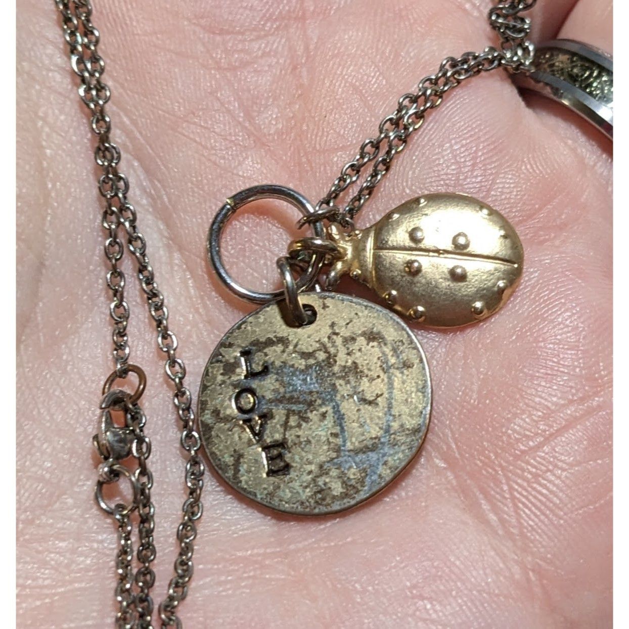 Other Gold Ladybug Love Charm Necklace Size ONE SIZE - 14 Thumbnail