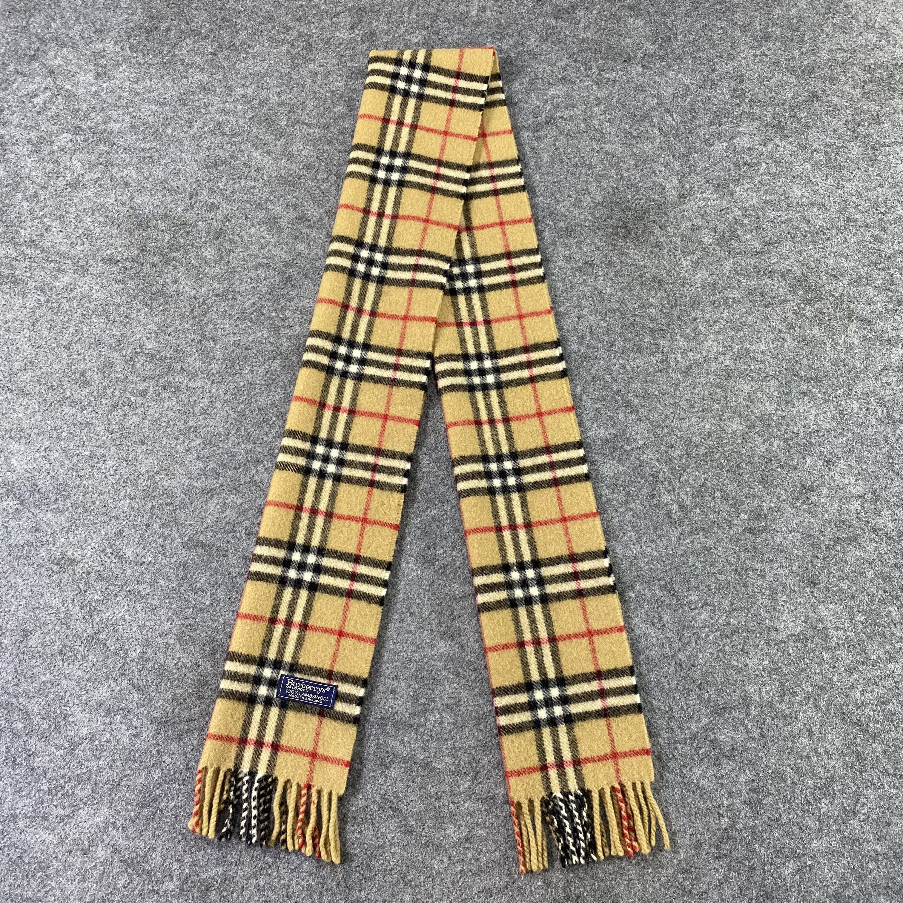 Burberry Burberry Wool Muffler / Scarf / Neckwear -T1489 Size ONE SIZE - 4 Thumbnail