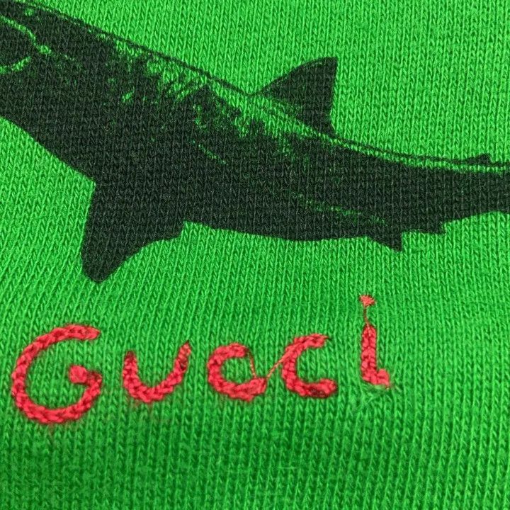 Gucci Gucci Gucci Green Printed Long Sleeve Sweatshirt -2506 Size US S / EU 44-46 / 1 - 8 Thumbnail