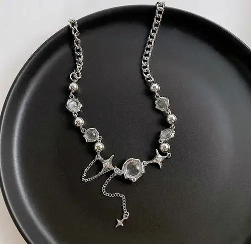 Jewelry Natsuko x Maezo Silver Color Y2K Pendant Necklace Size ONE SIZE - 5 Thumbnail