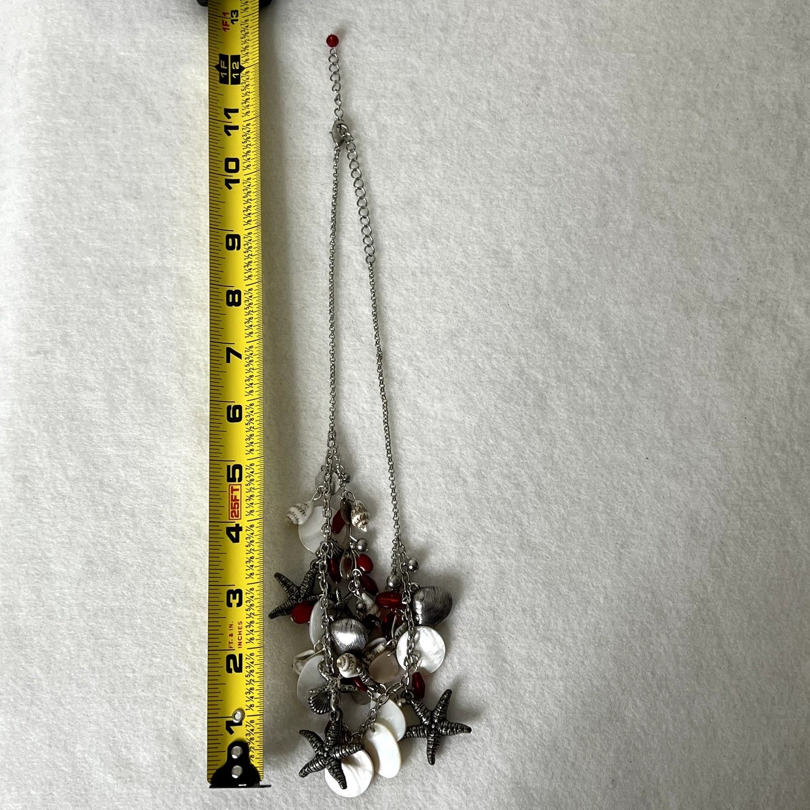 Other Beach Themed Silver Charm Statement Necklace Size ONE SIZE - 5 Thumbnail