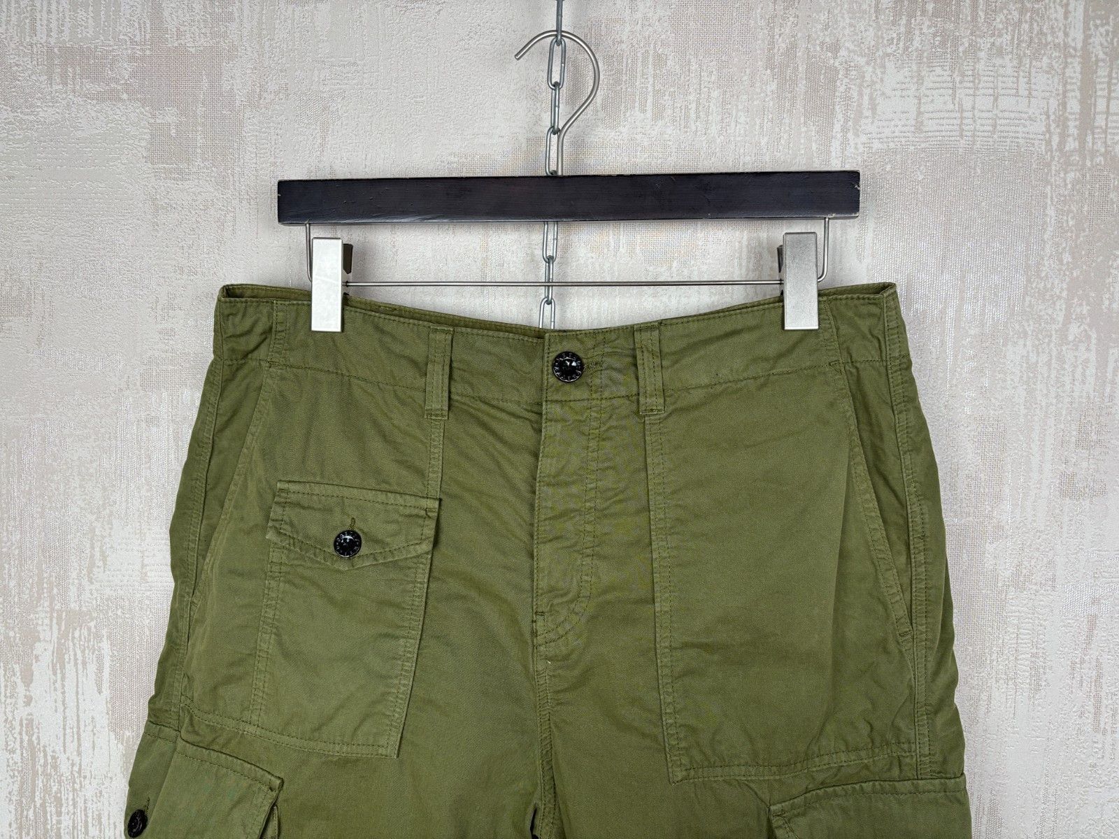 Pretty Green Pretty Green Army Cargo Bermuda Shorts Men's Size W 34 Size US 34 / EU 50 - 3 Thumbnail