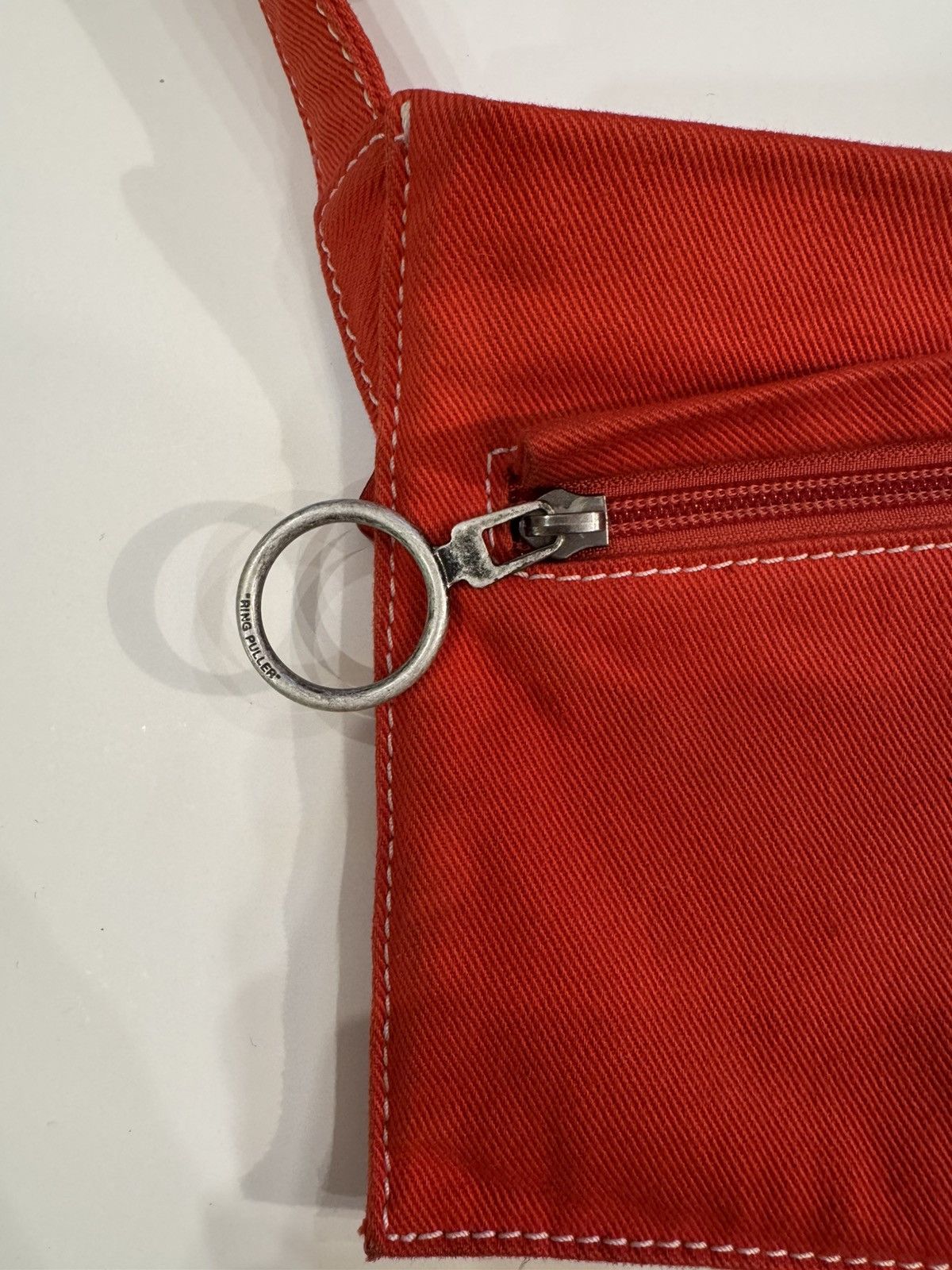 Off-White Off-White - Logo-Print Cotton-Twill Messenger Bag - Red Size ONE SIZE - 3 Thumbnail