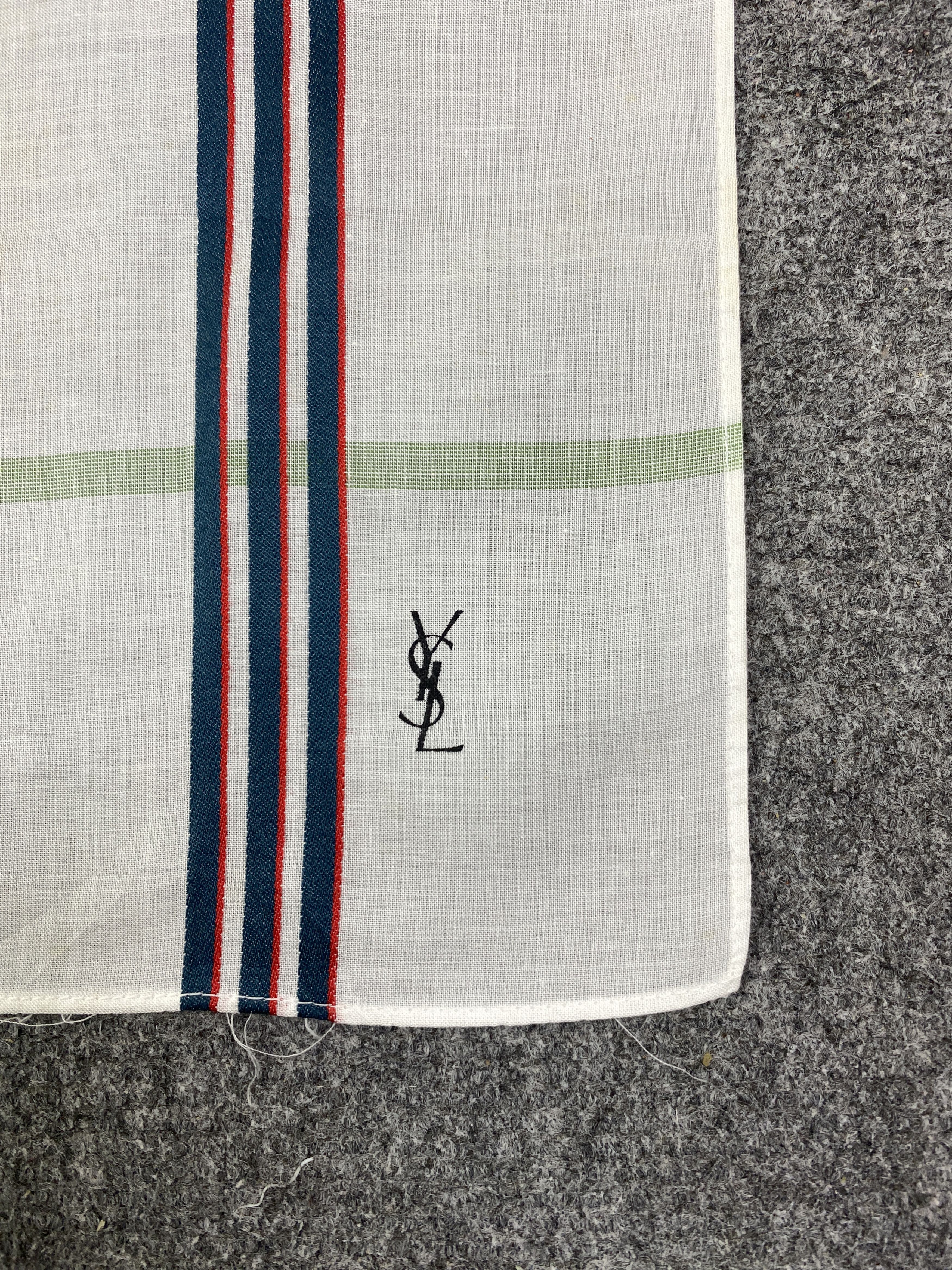 Yves Saint Laurent Yves Saint Laurent Handkerchief / Neckerchief KT0052 Size ONE SIZE - 5 Thumbnail
