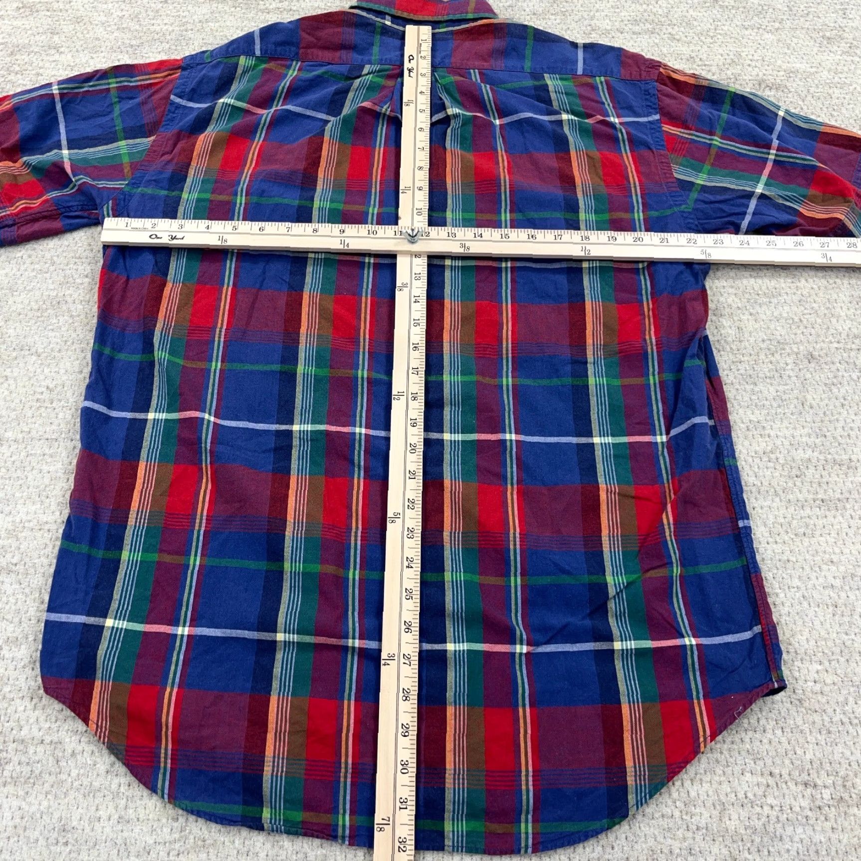 Ralph Lauren Ralph Lauren Shirt Men M Button-Up Plaid Madras Multicolor Cotton Blake India VTG Y2K Size US M / EU 48-50 / 2 - 5 Thumbnail