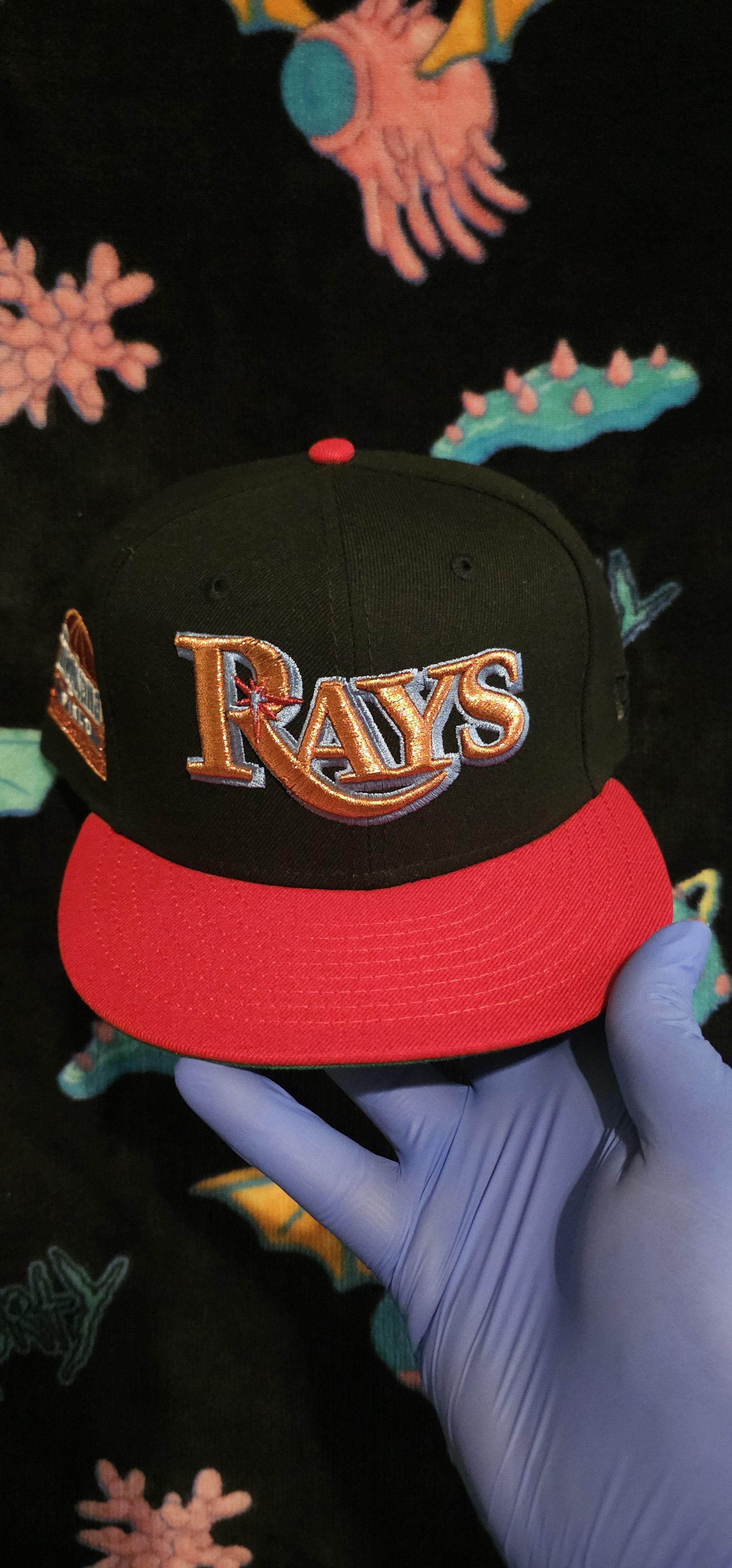 Hat Club Exclusive Tampa Bay Rays two tone Sz 7 5/8 Size ONE SIZE - 1 Thumbnail
