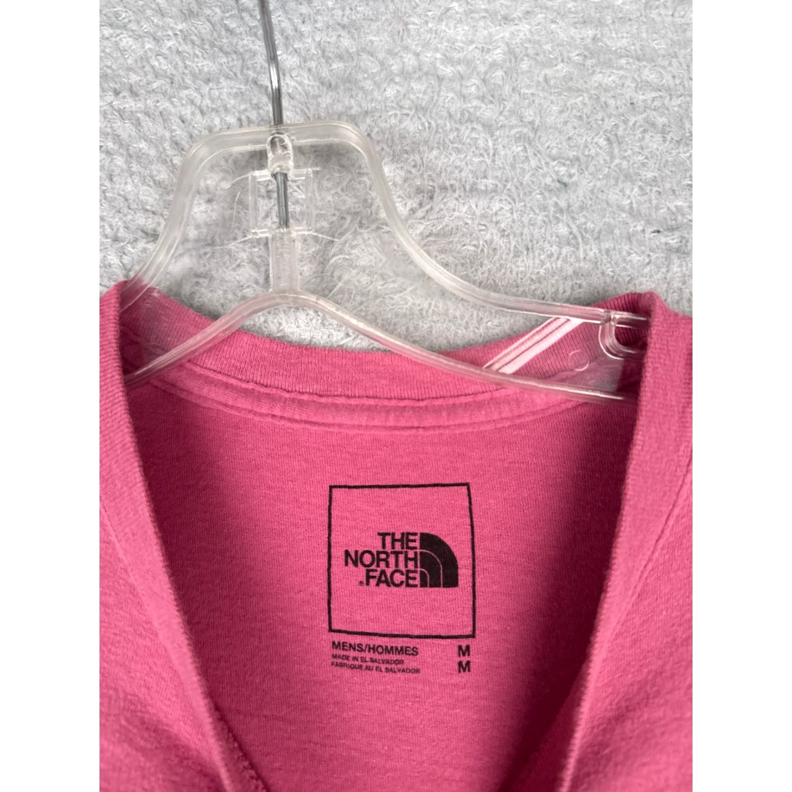 The North Face The North Face Men T-Shirt Shirt Adult Medium Pink Long Sleeve Crew Neck Cotton Blend Jersey Logo All Seasons Slimming Size US M / EU 48-50 / 2 - 7 Thumbnail