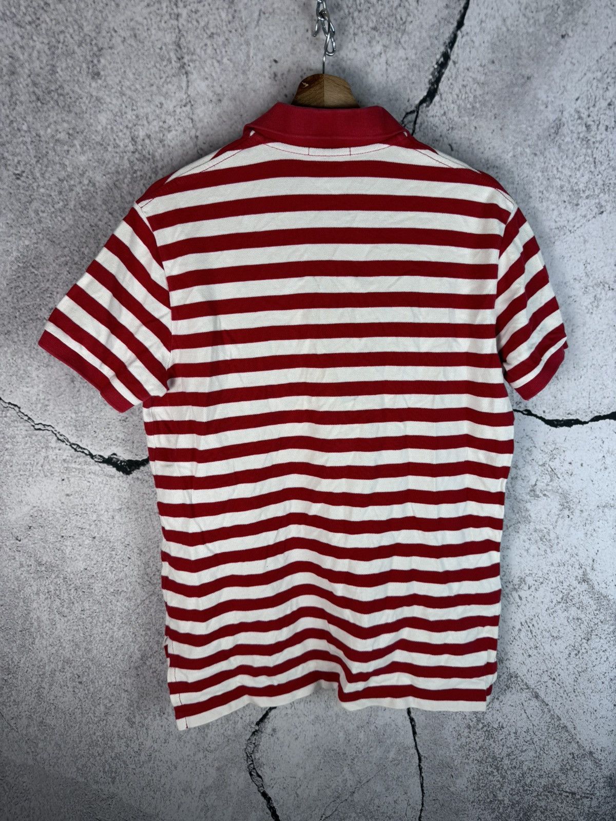 Polo Ralph Lauren Vintage Polo Ralph Lauren Striped Rugby Long Sleeve Size US M / EU 48-50 / 2 - 2 Thumbnail