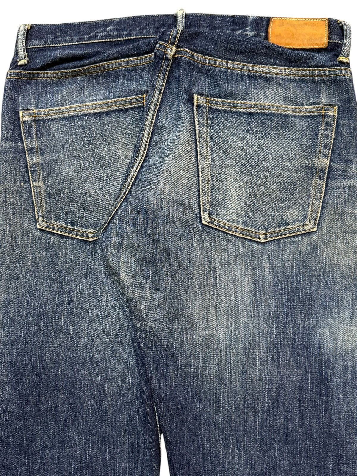 *A VONTADE Vintage 90s A Vontade Sanforized Selvedge Blue Faded Wash Size US 30 / EU 46 - 5 Thumbnail