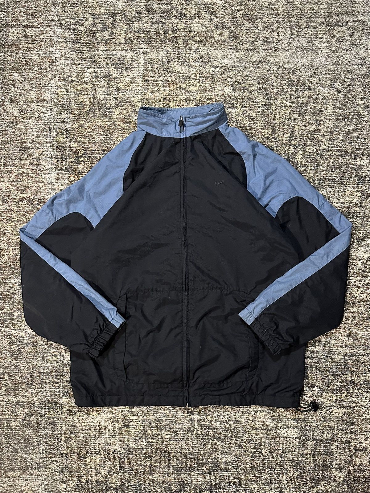 Nike 1990s Vintage Nike Mini Swoosh Techwear Zip Up Jacket Boxy | Grailed