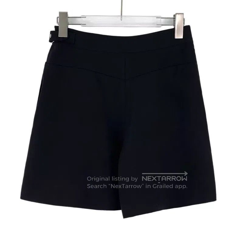 Hermes Hermes Black Belt Buckle Casual Shorts Size 24" / US 00 / IT 34 - 2 Thumbnail