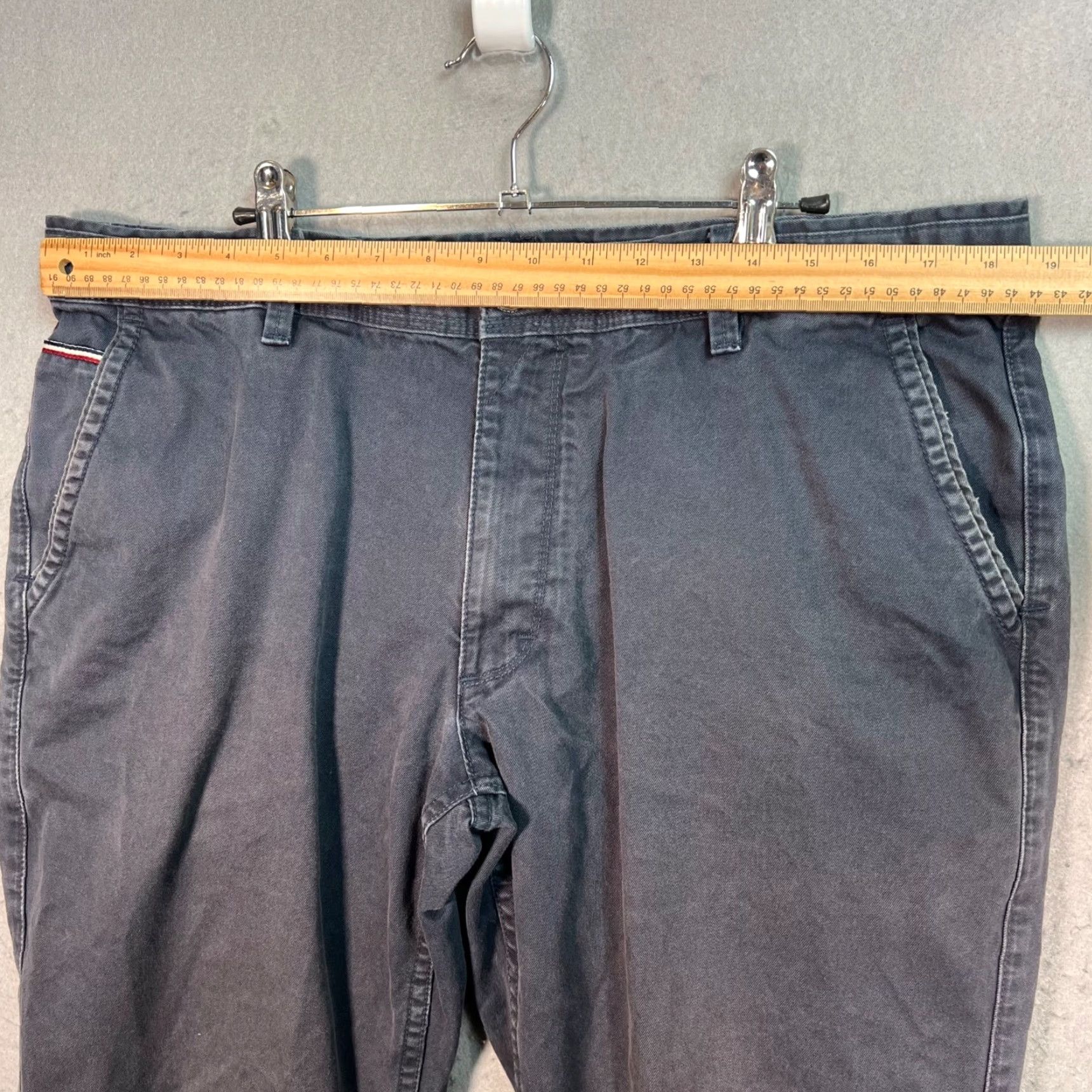 Lindbergh Lindbergh Mens Chino Pants 38 Navy Blue 100% Cotton Classic Fit Casual Style Western? Size US 38 / EU 54 - 5 Thumbnail