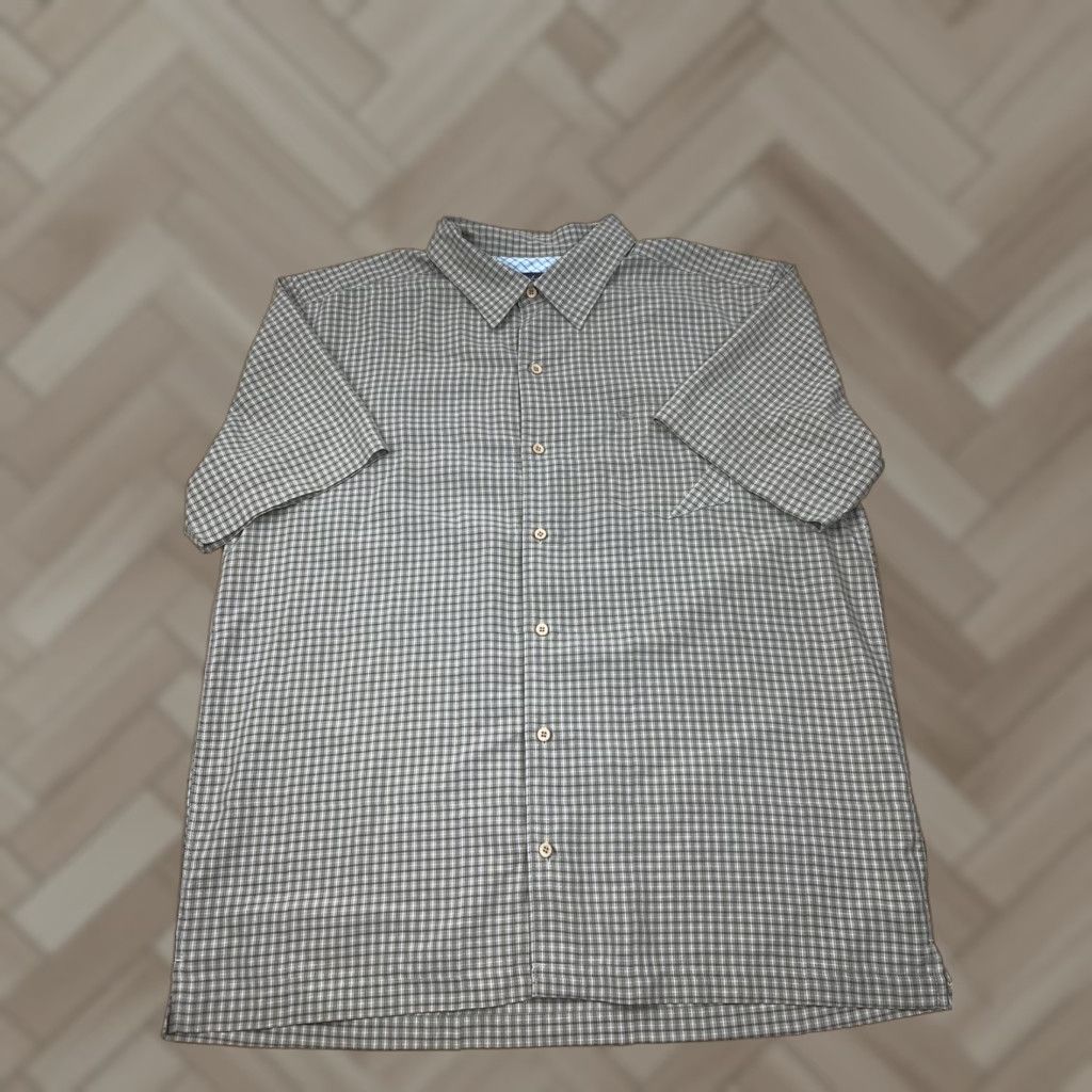 Quiksilver Quiksilver Shirt Mens XL Green Plaid Button-Down Short Sleeve Casual Size US 36 / EU 52 - 1 Thumbnail
