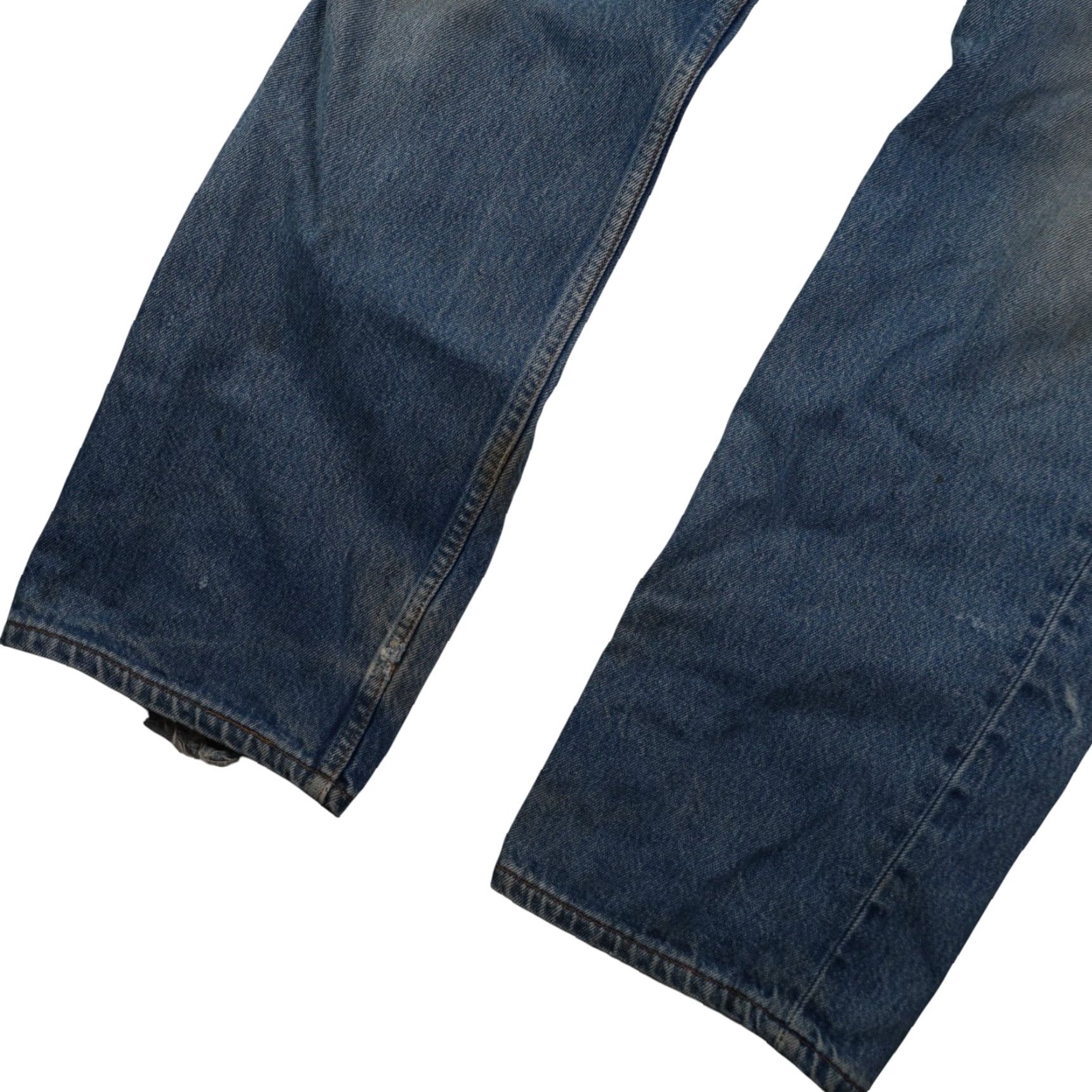 Denime VINTAGE Levis 501 USA Made Denim Jeans Shirt? Size US 38 / EU 54 - 4 Thumbnail